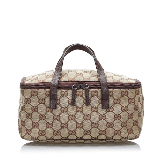 Gucci GG Canvas Vanity Bag (SHG-37937)