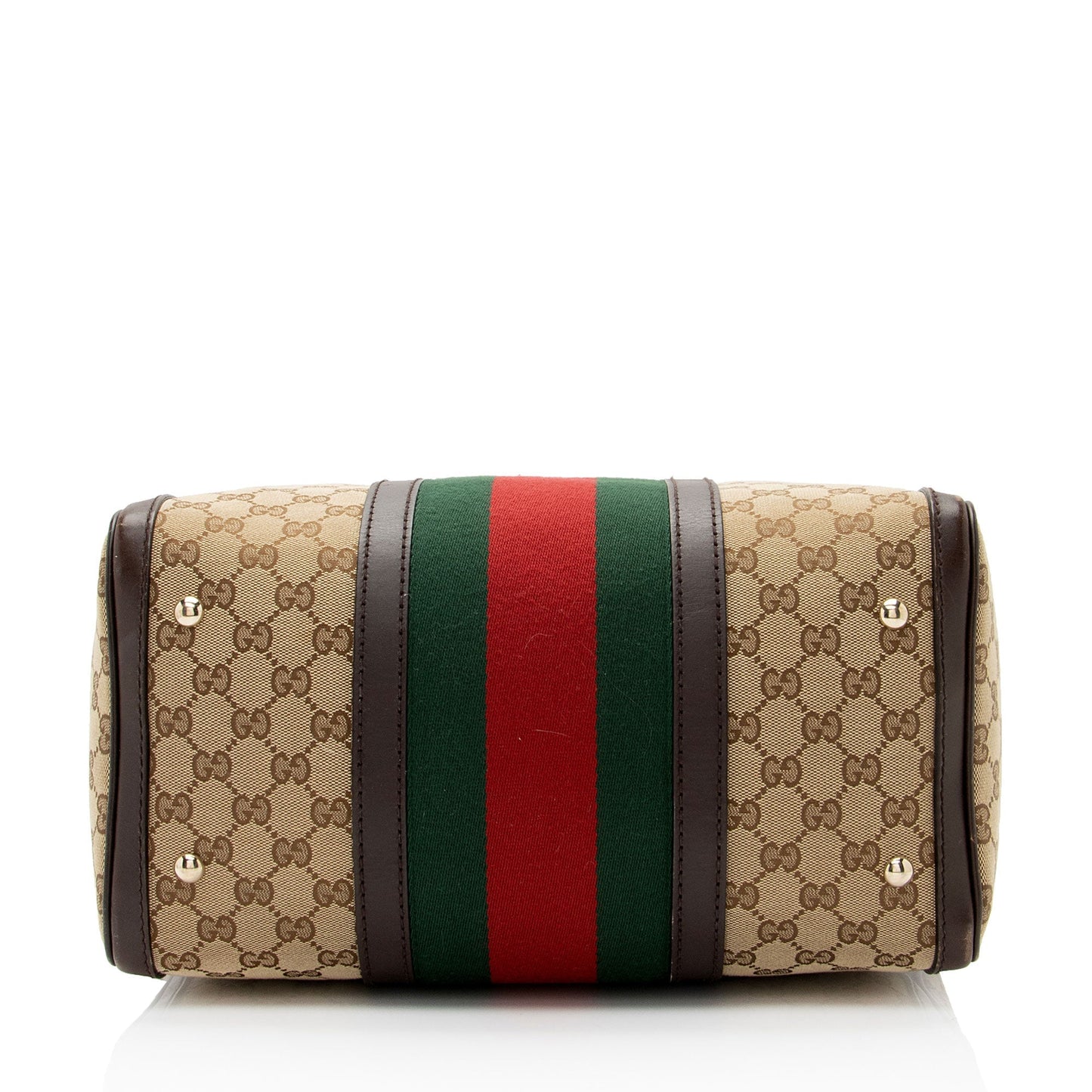 Gucci GG Canvas Vintage Web Joy Medium Boston Bag (SHF-vJvGW4)