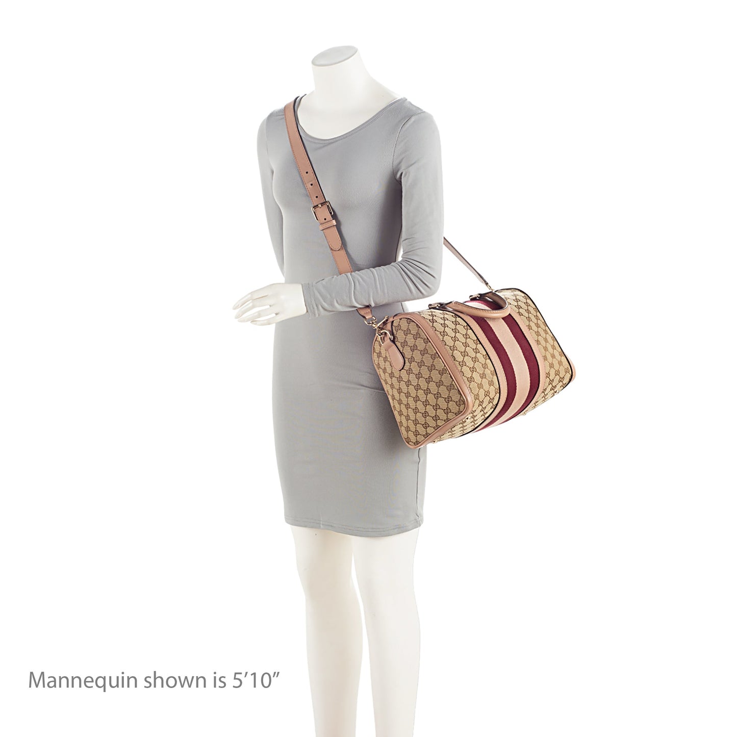 Gucci GG Canvas Vintage Web Joy Medium Boston Bag (SHF-EeCWF9)
