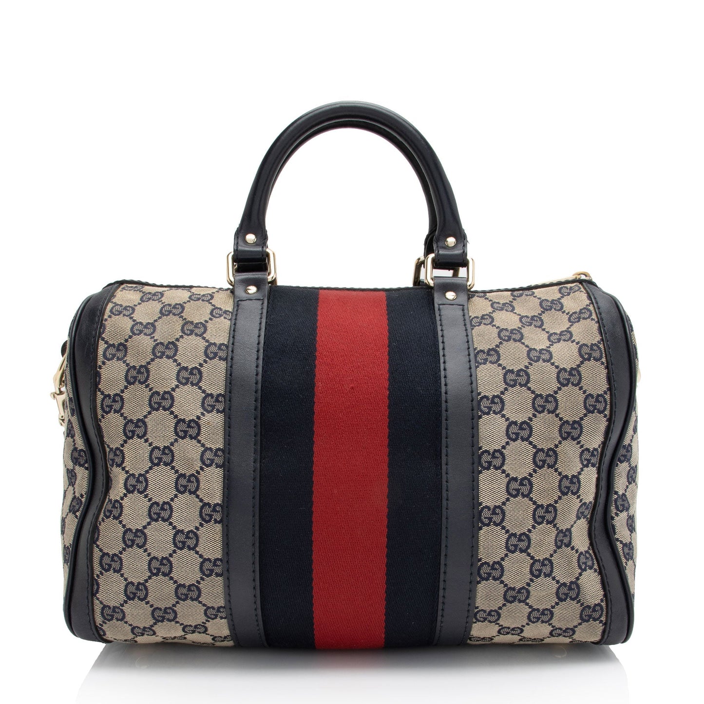 Gucci GG Canvas Vintage Web Joy Medium Boston Bag (SHF-xSqcmU)