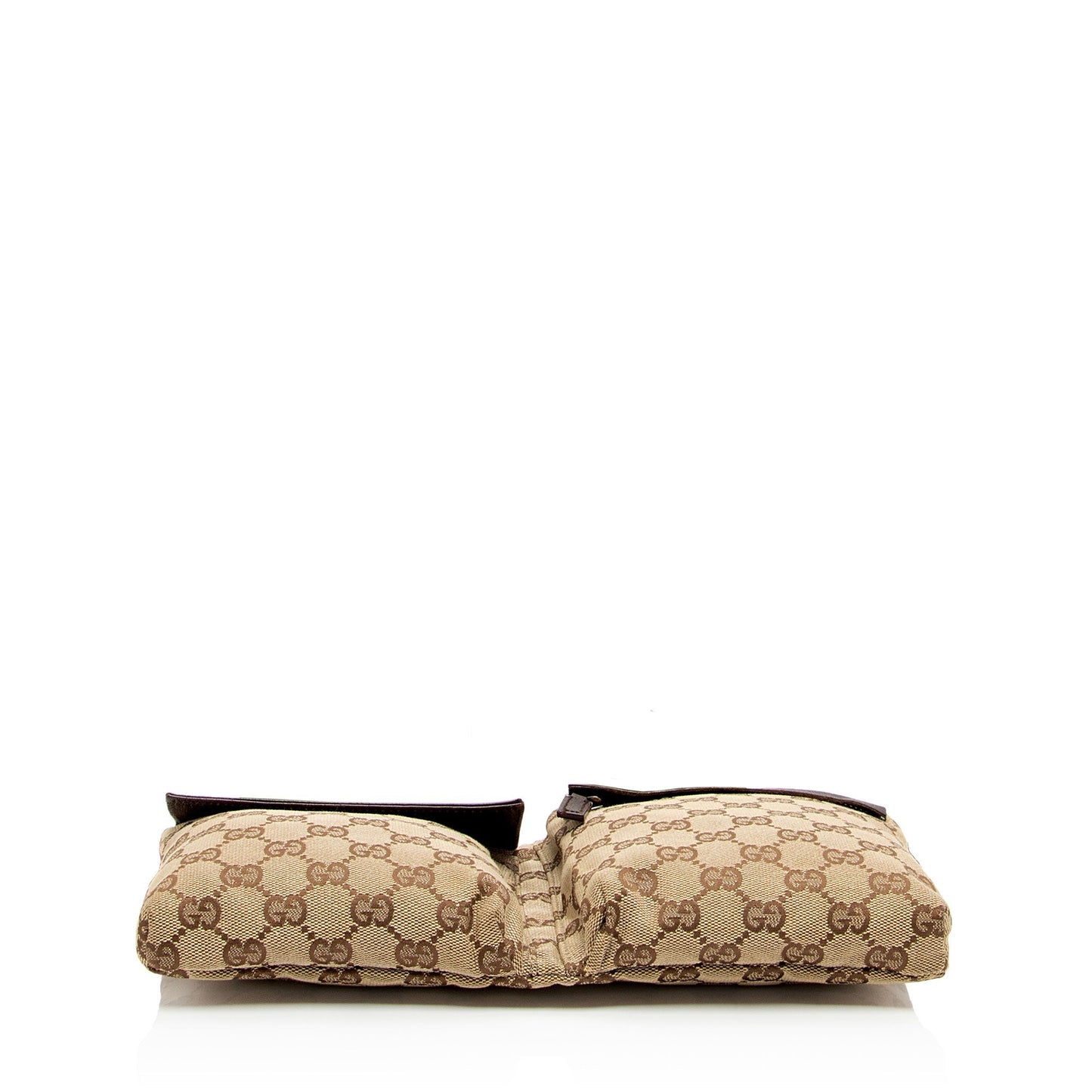 Gucci Leather Canvas Shoulder Bag