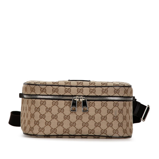 Gucci GG Canvas Waist Pouch (SHG-EXohJH)