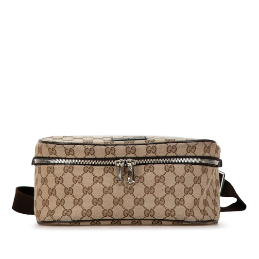 Gucci GG Canvas Waist Pouch (SHG-weuTOB)