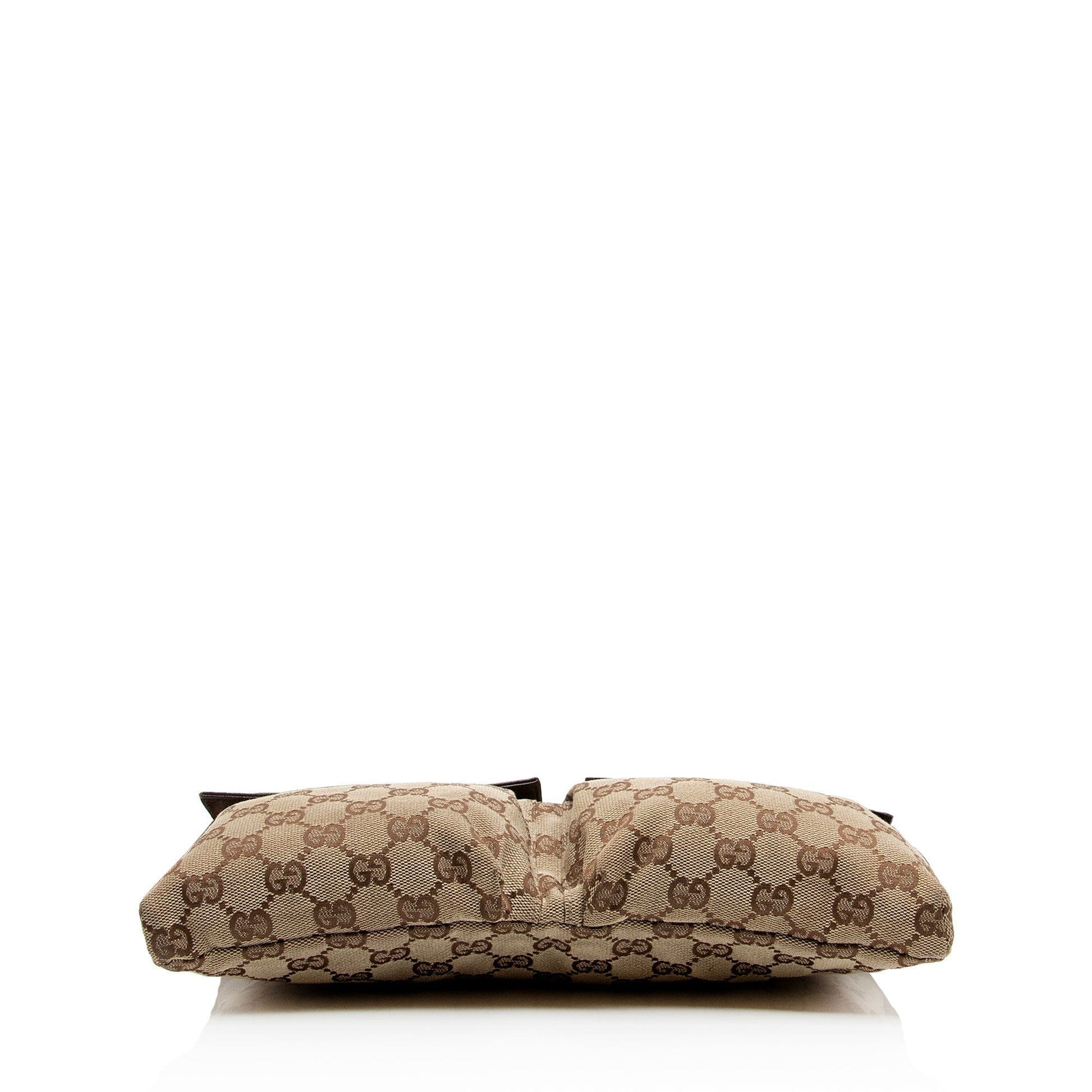 Gucci Nylon Leather Canvas Shoulder Bag
