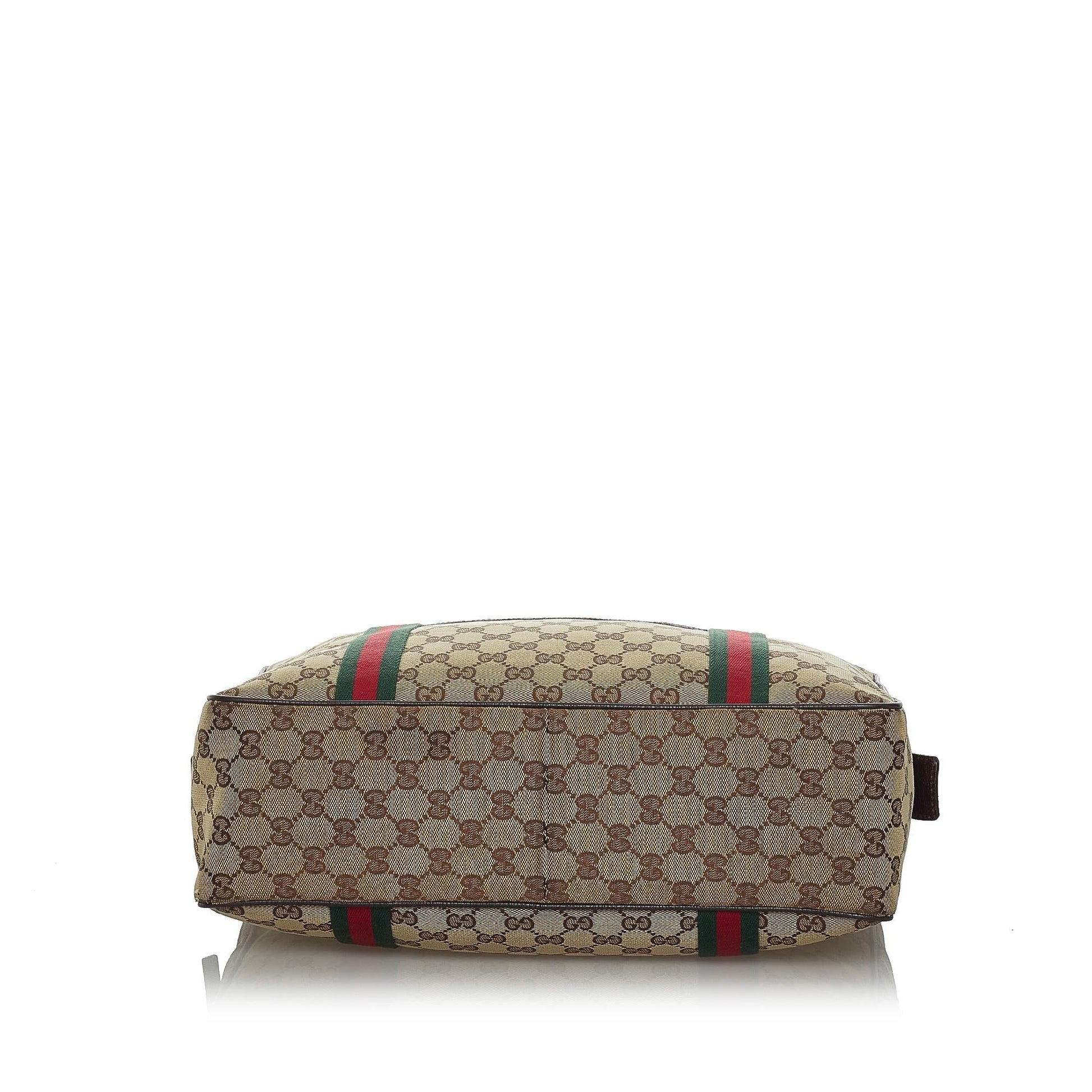 Gucci GG Canvas Web Business Bag (SHG-33948)