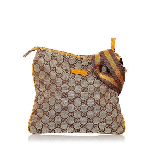 Gucci GG Canvas Web Crossbody Bag (SHG-30269)