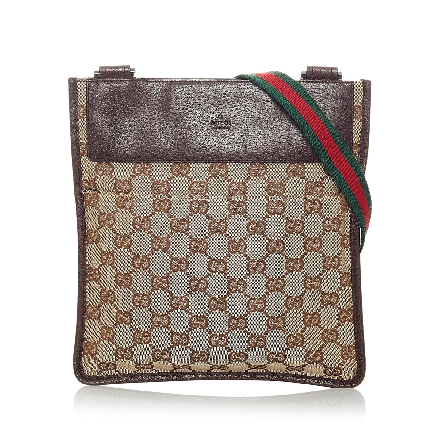 Gucci GG Canvas Web Crossbody Bag (SHG-32732)