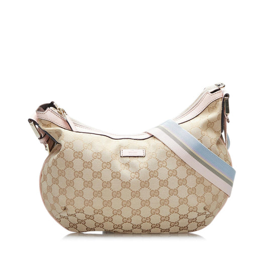 Gucci GG Canvas Web Crossbody (SHG-UOozOI)