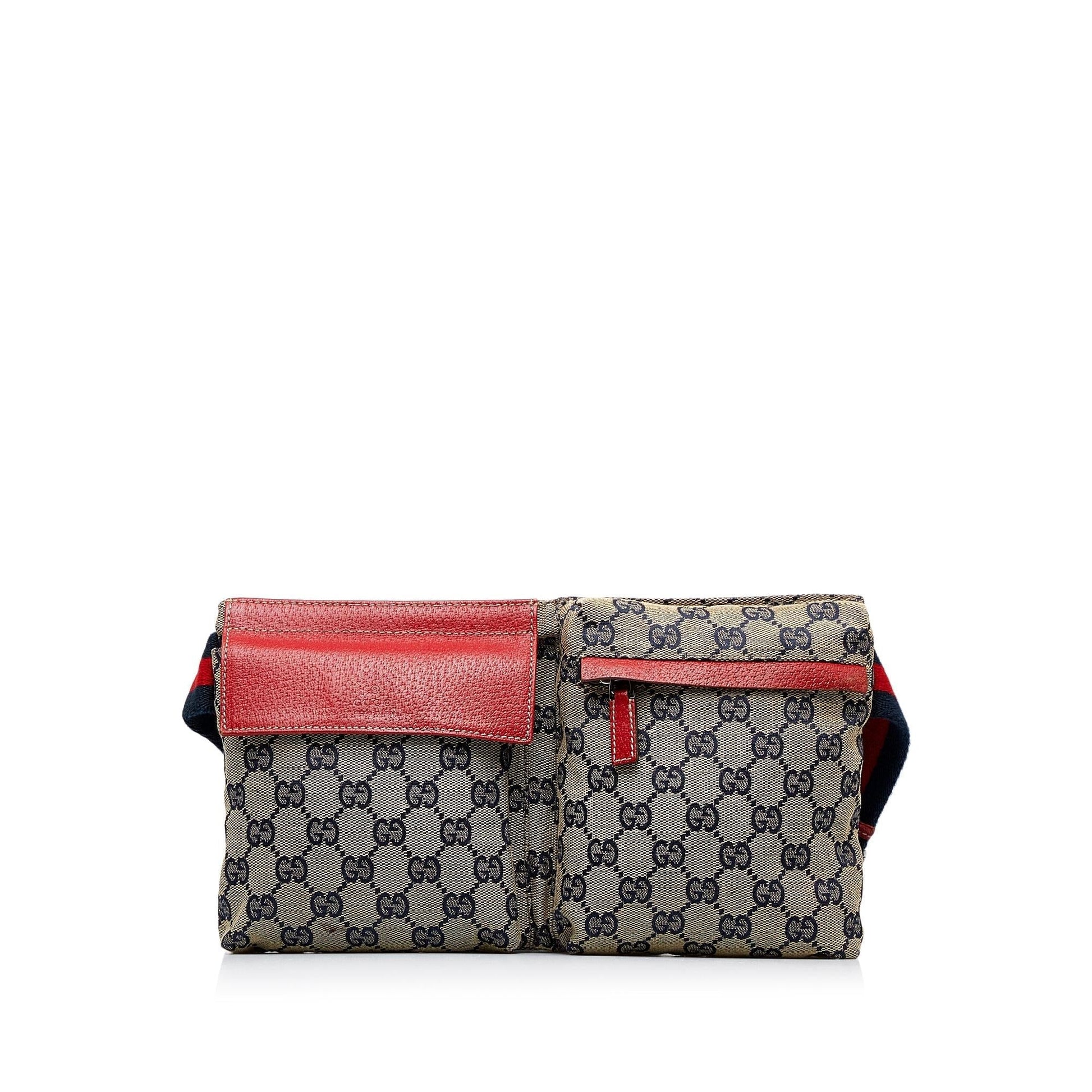 Gucci Canvas Shoulder Bag