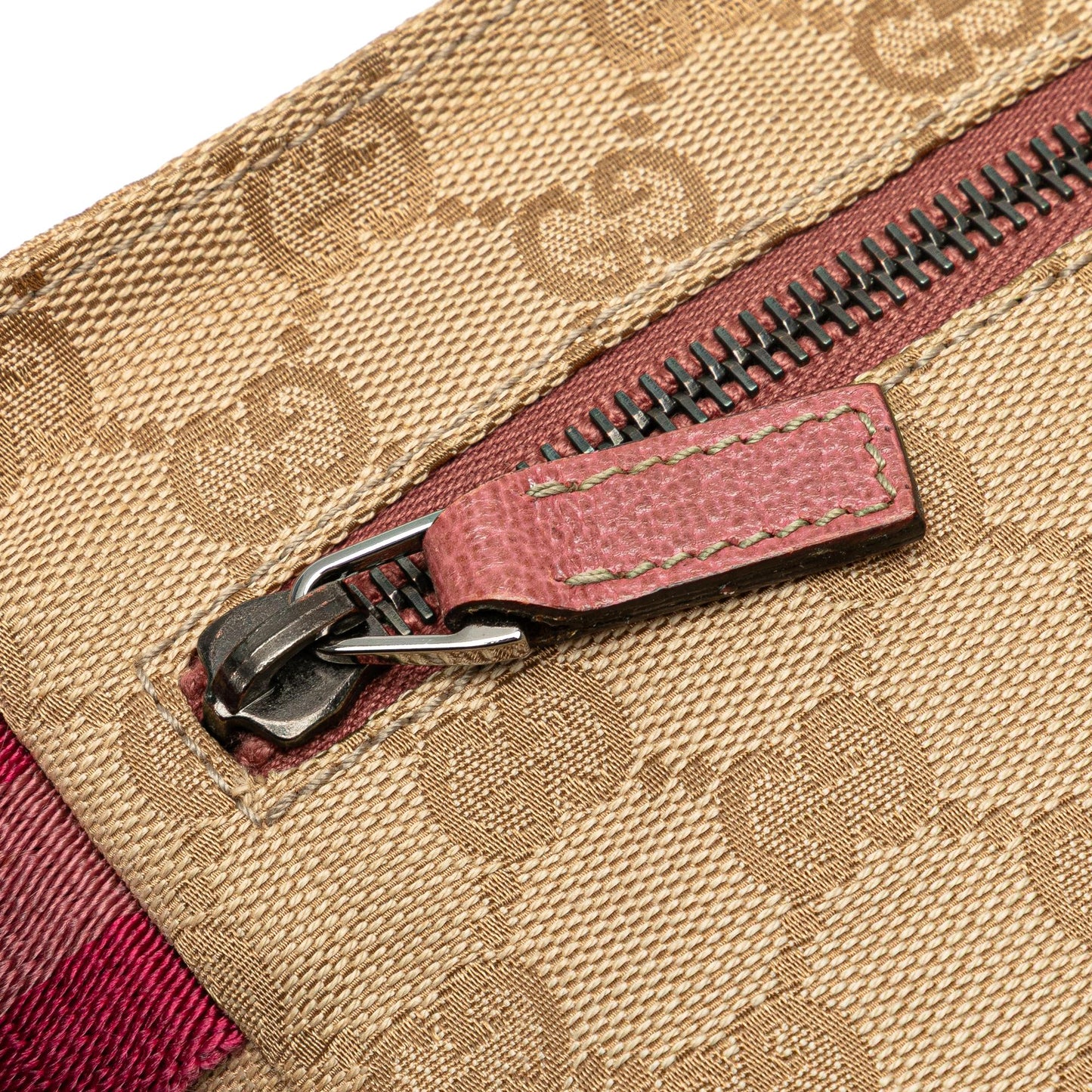 Gucci GG Canvas Web Double Pocket Belt Bag