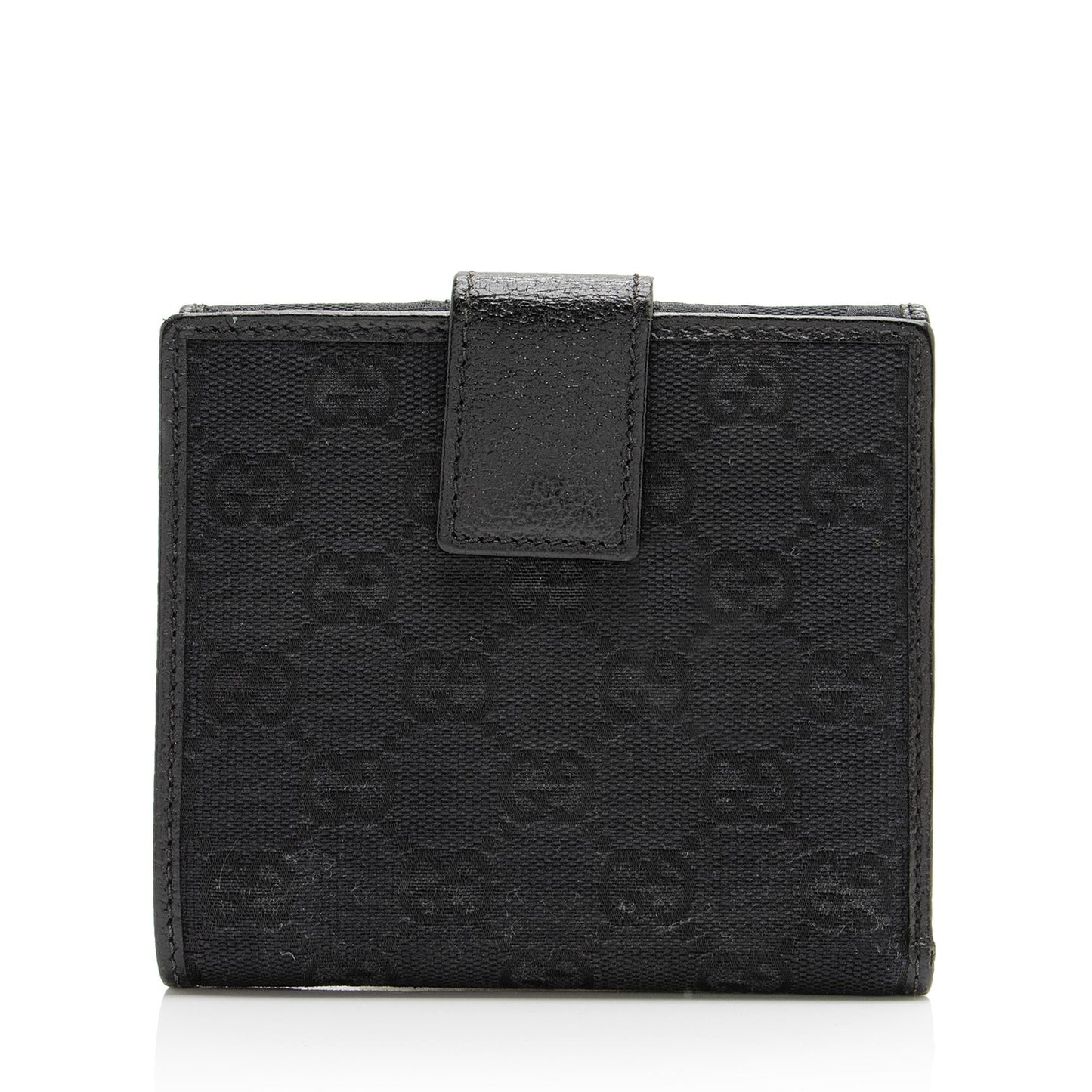 Gucci GG Canvas Web French Wallet (SHF-23107)