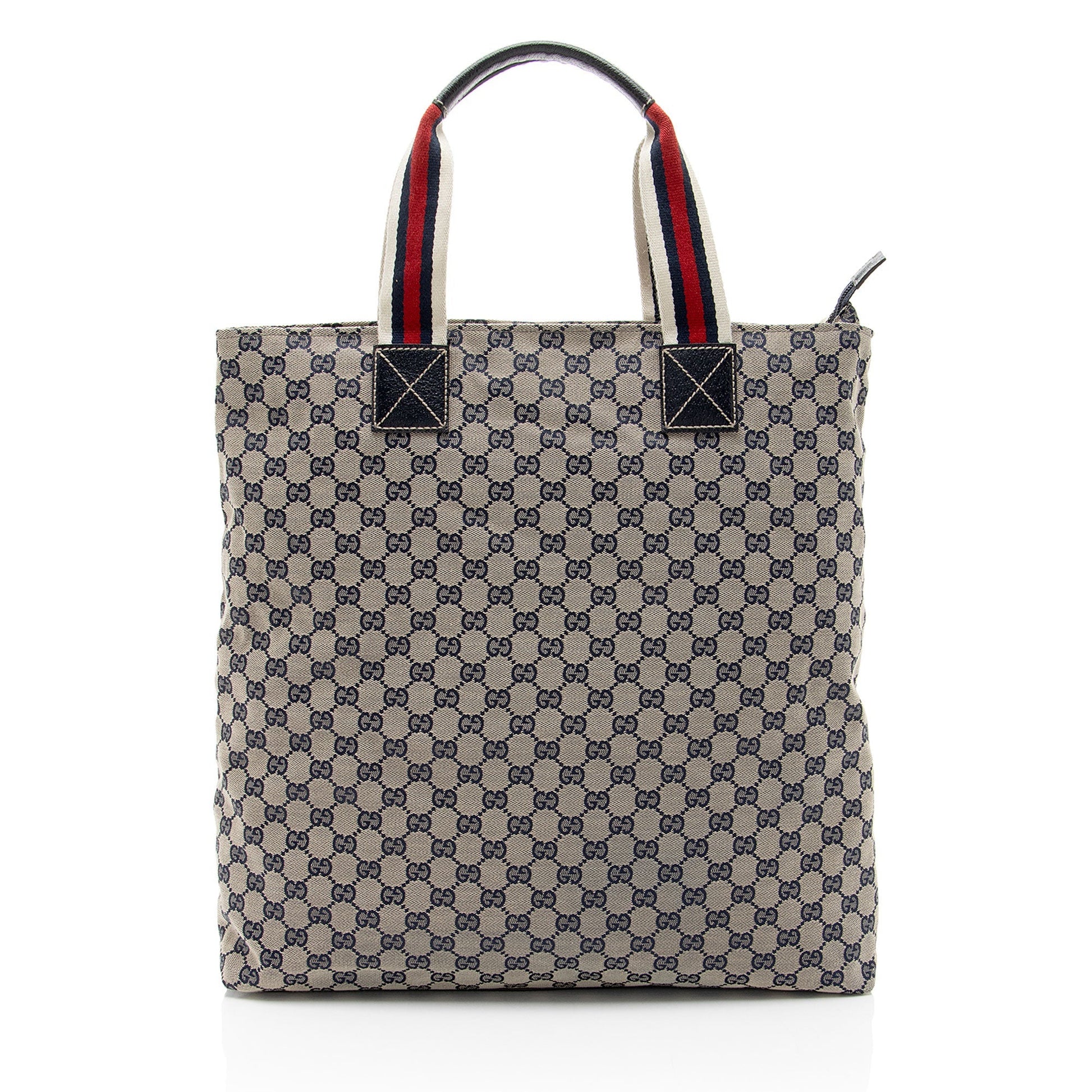 Gucci GG Canvas Web N/S Large Tote