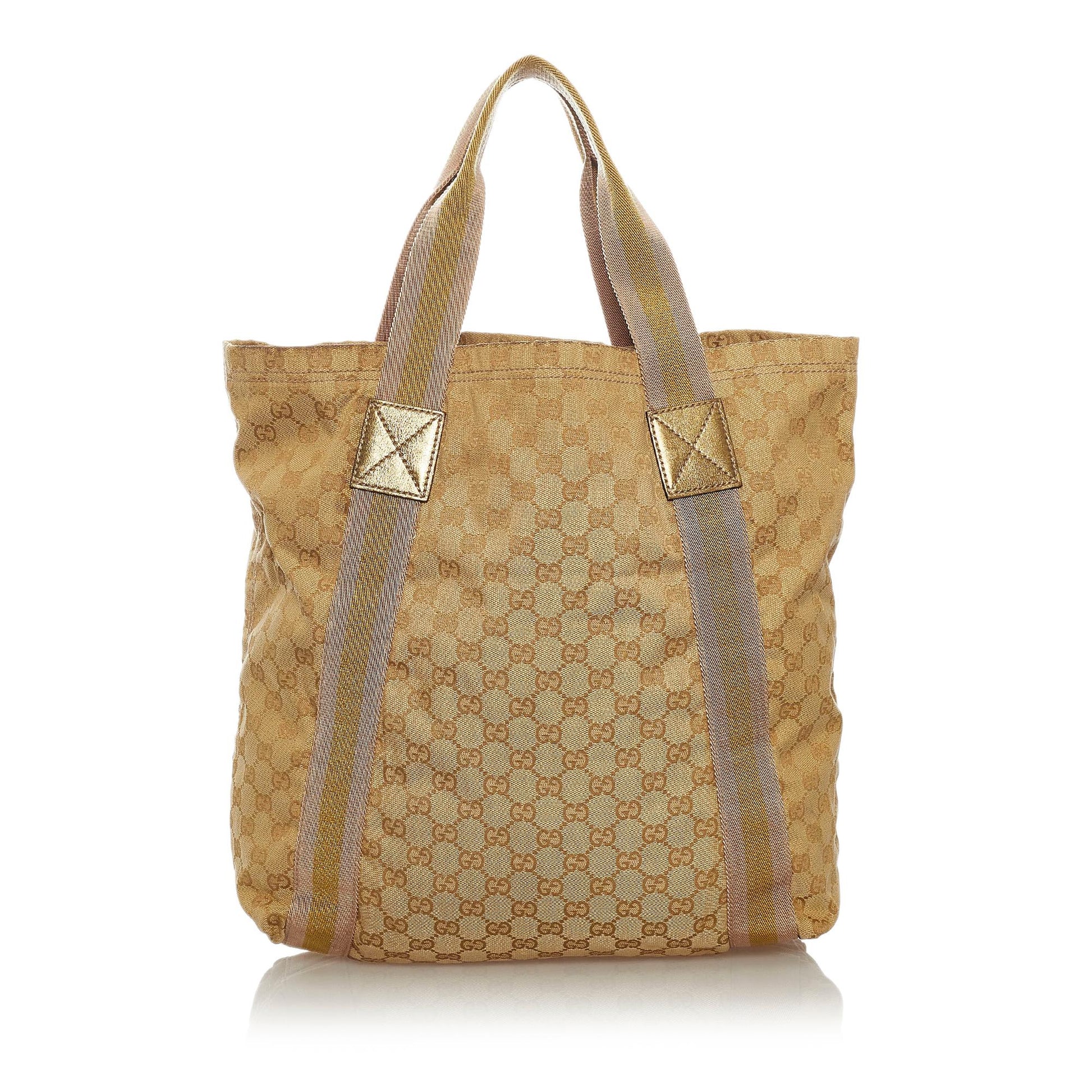 Gucci Web Canvas Tote Style 6