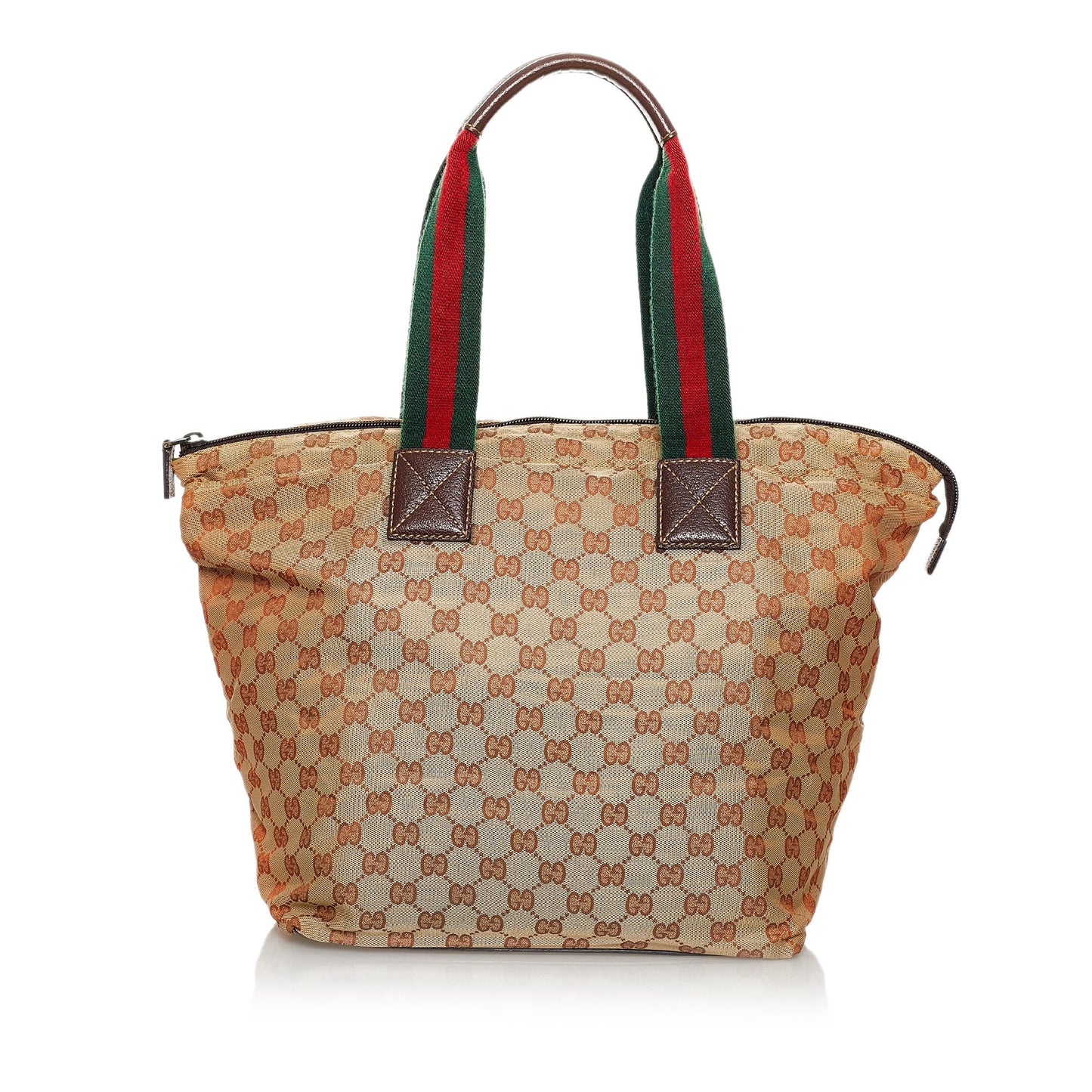Gucci GG Canvas Web Tote Bag (SHG-30132)