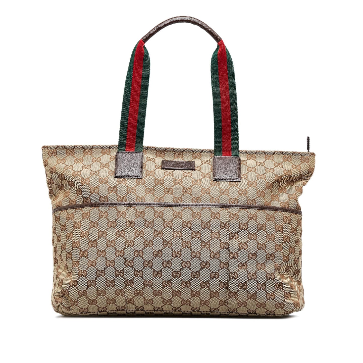 Gucci GG Canvas Web Tote Bag (SHG-n1Z3tx)