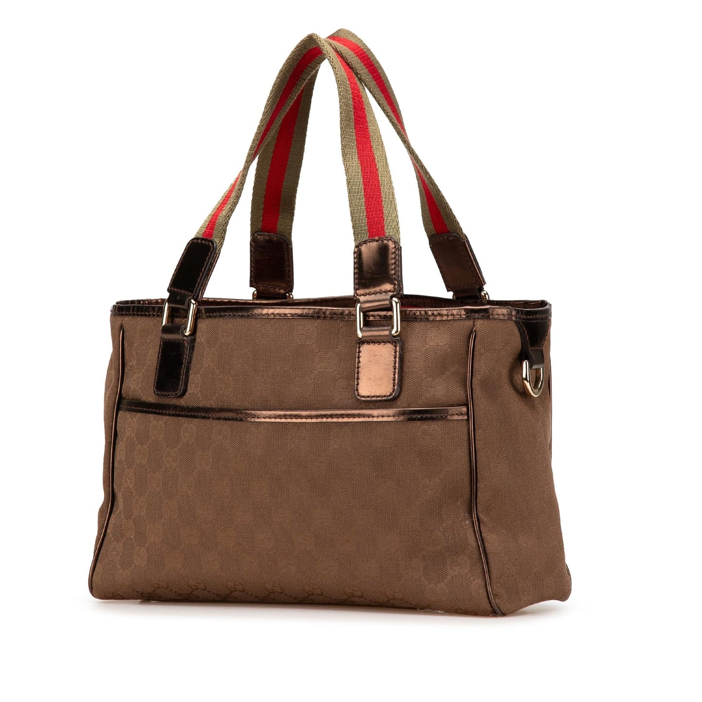 Gucci GG Canvas Web Tote