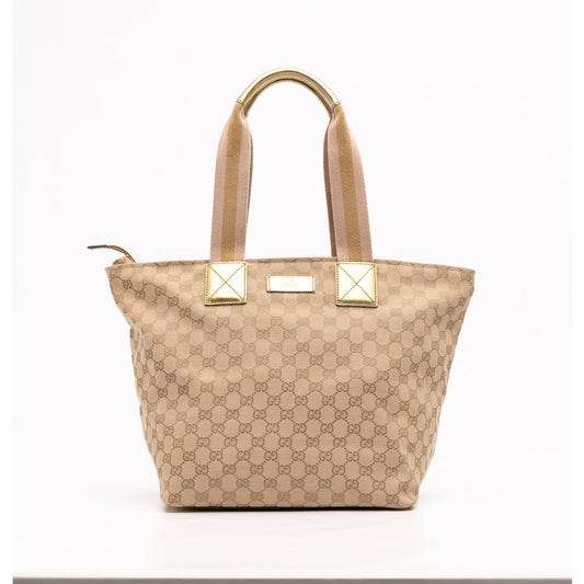 Gucci GG Canvas Web Tote