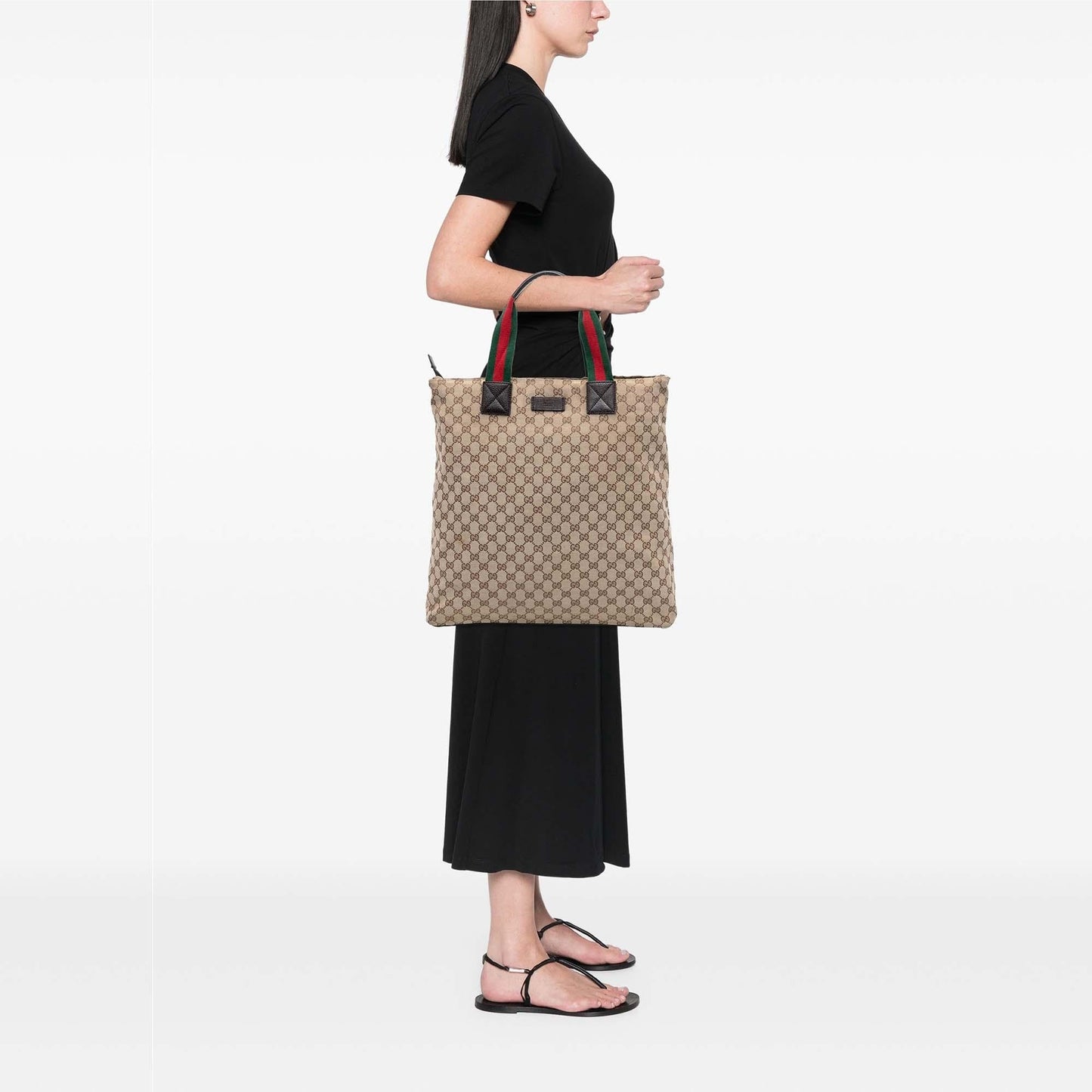 Gucci GG Canvas Web Tote