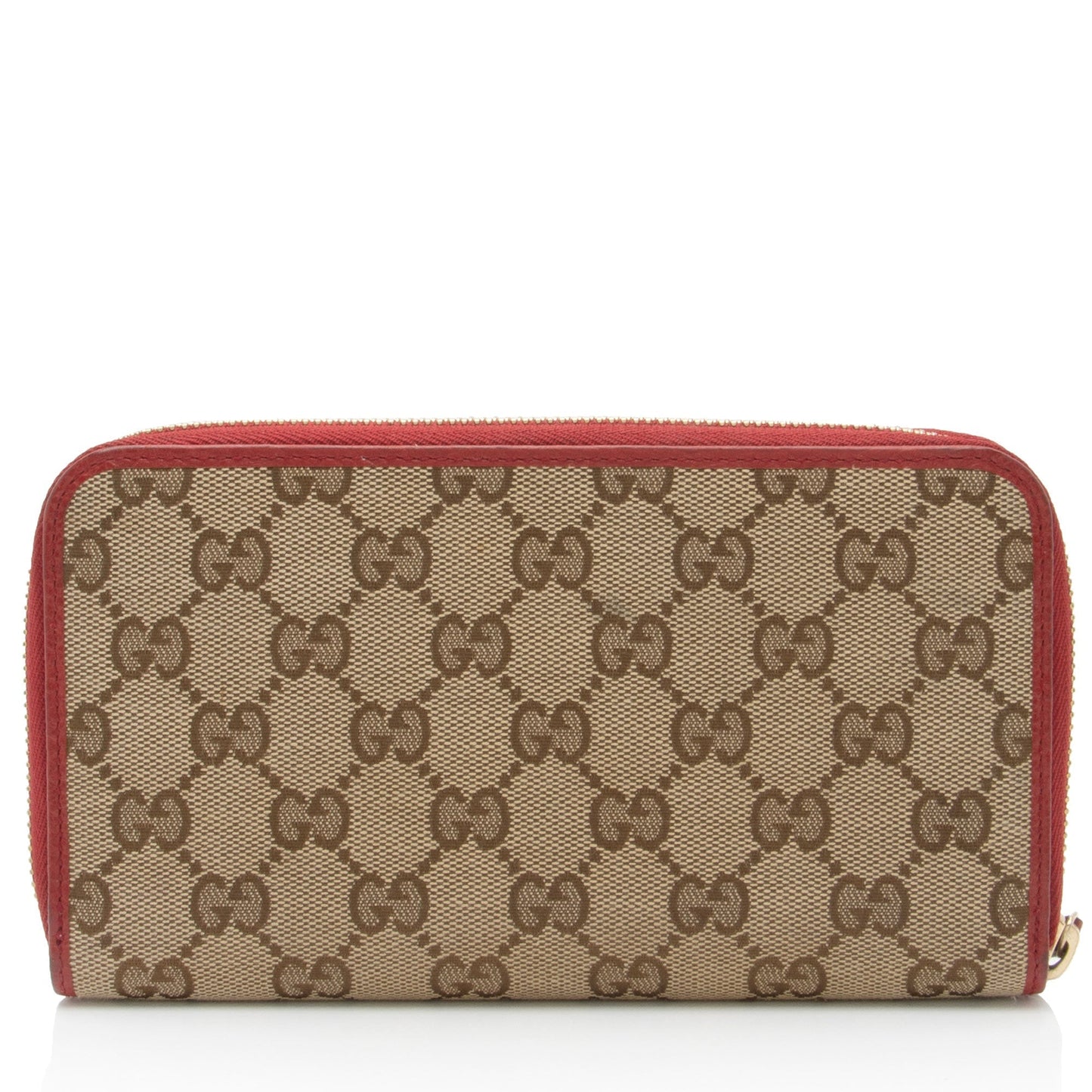 Gucci GG Canvas Zip Around Wallet (SHF-pjF8AV)