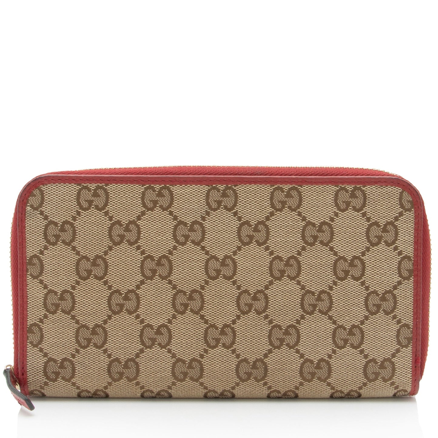 Gucci GG Canvas Zip Around Wallet (SHF-pjF8AV)