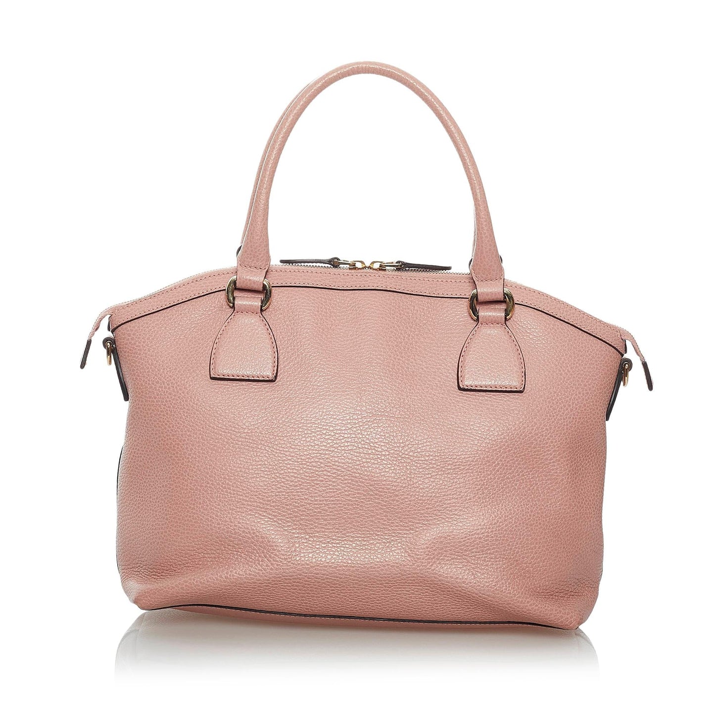 Gucci GG Charm Dome Leather Satchel (SHG-29691)