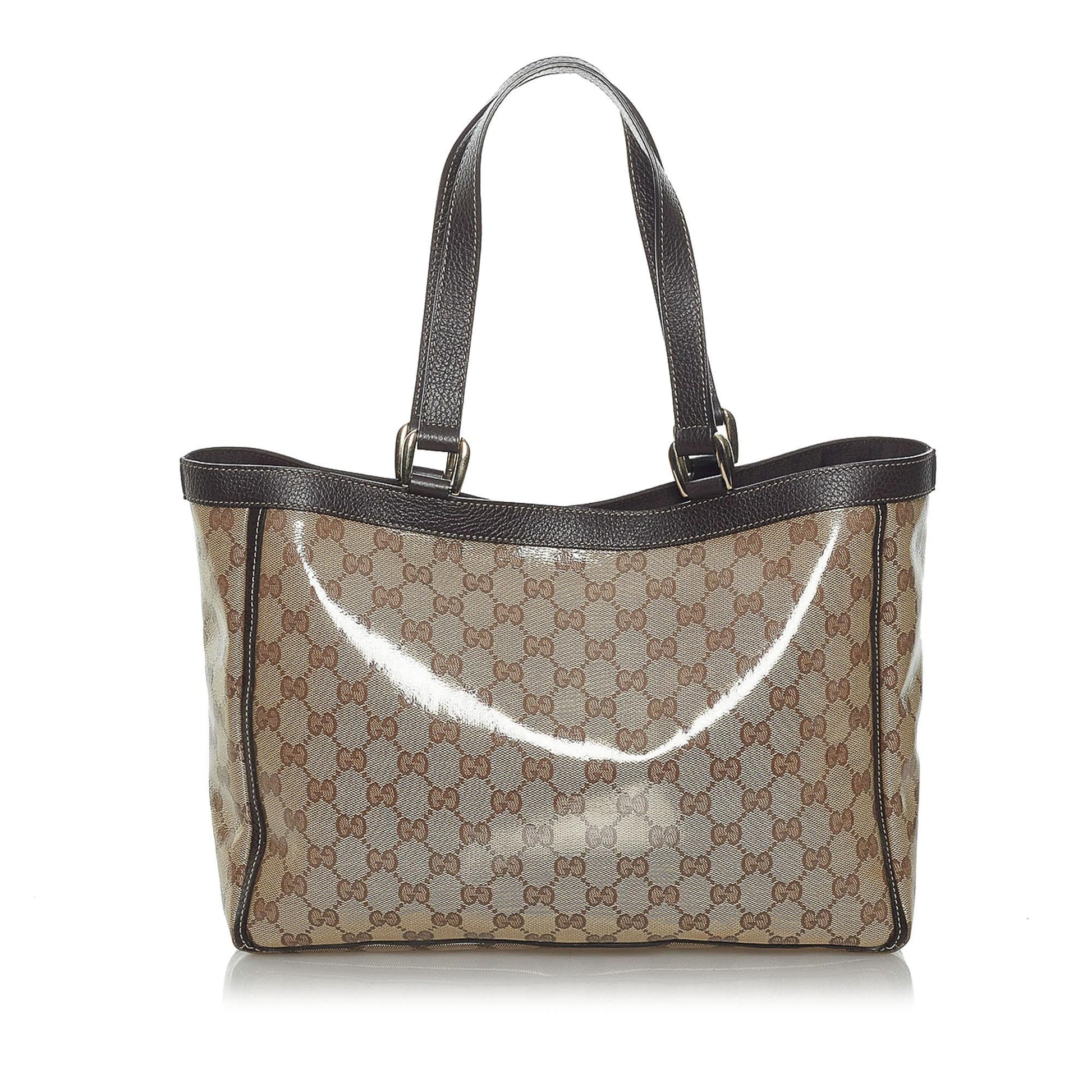 Gucci GG Crystal Abbey D Ring Tote Bag (SHG-33944)