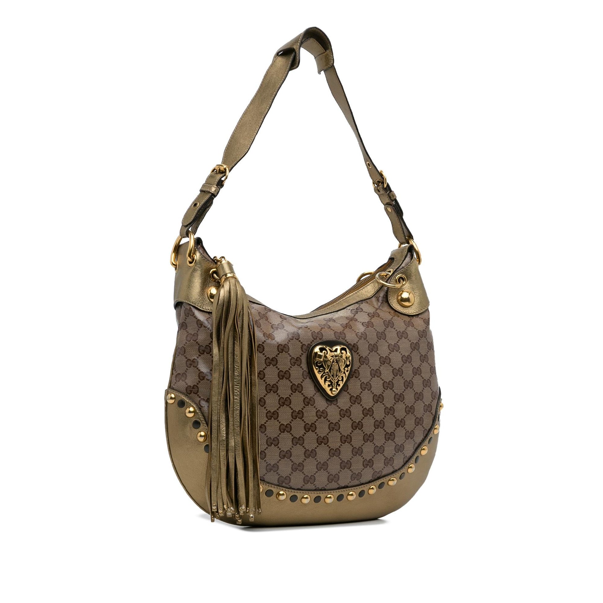 Gucci Canvas Shoulder Bag