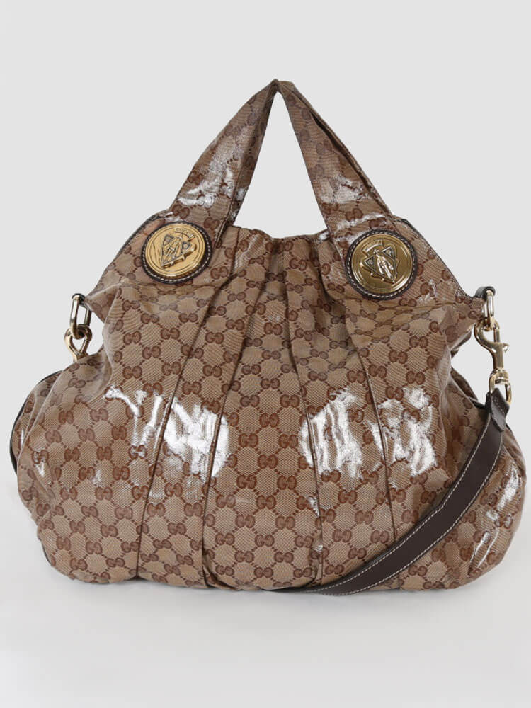Gucci Caro Canvas Shoulder Bag