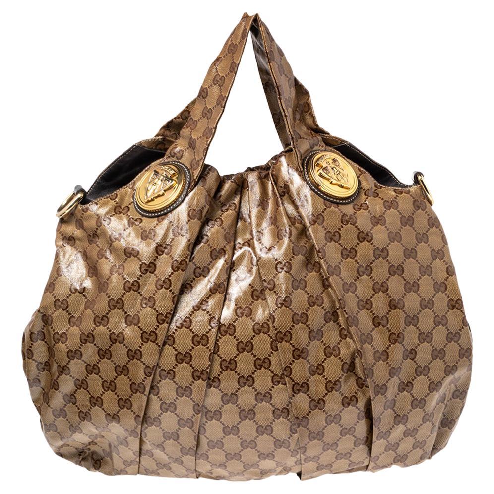 Gucci Caro Canvas Shoulder Bag