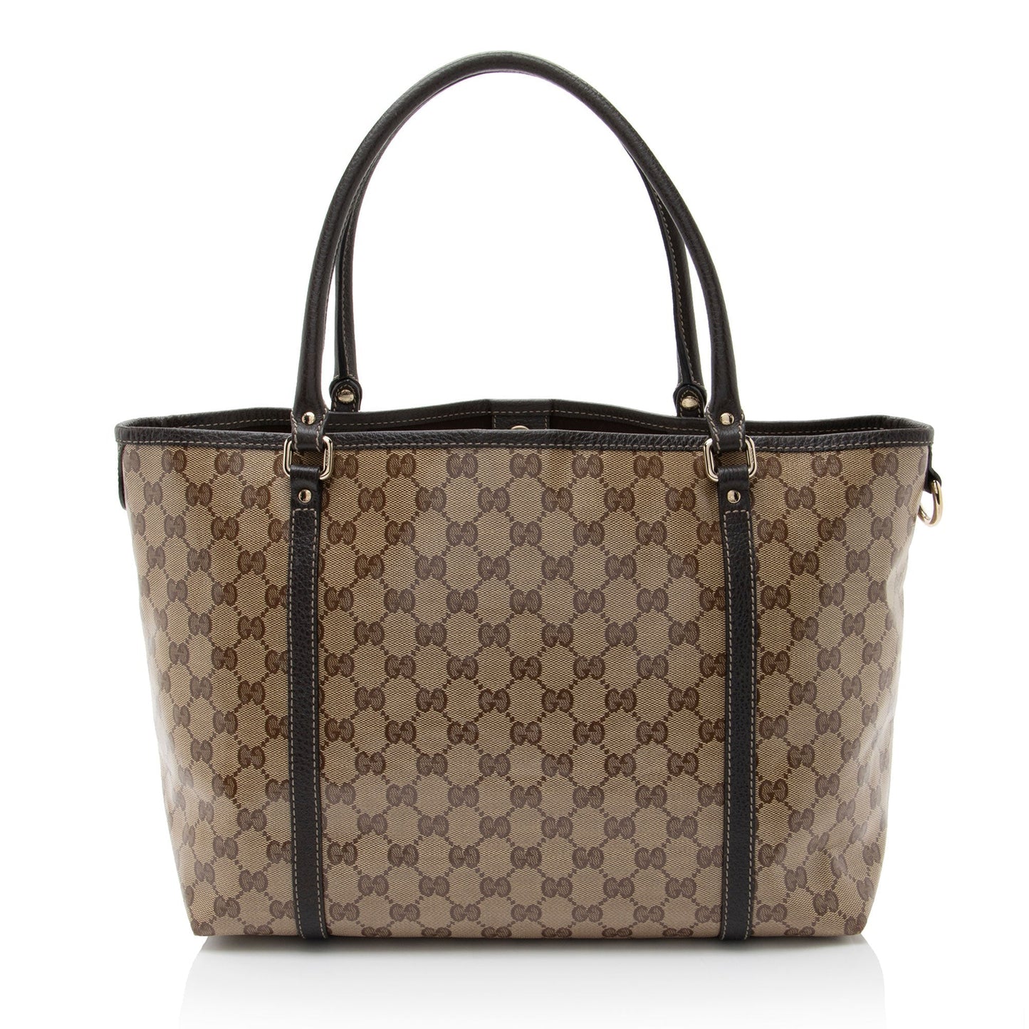 Gucci Leather Canvas Tote