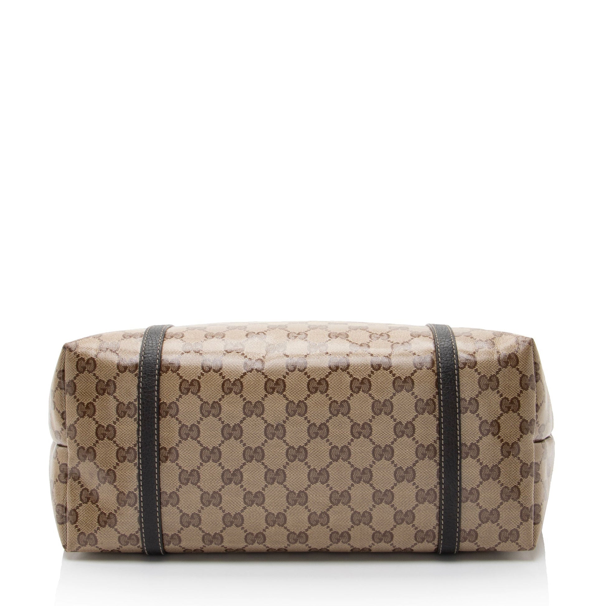 Gucci Leather Canvas Tote