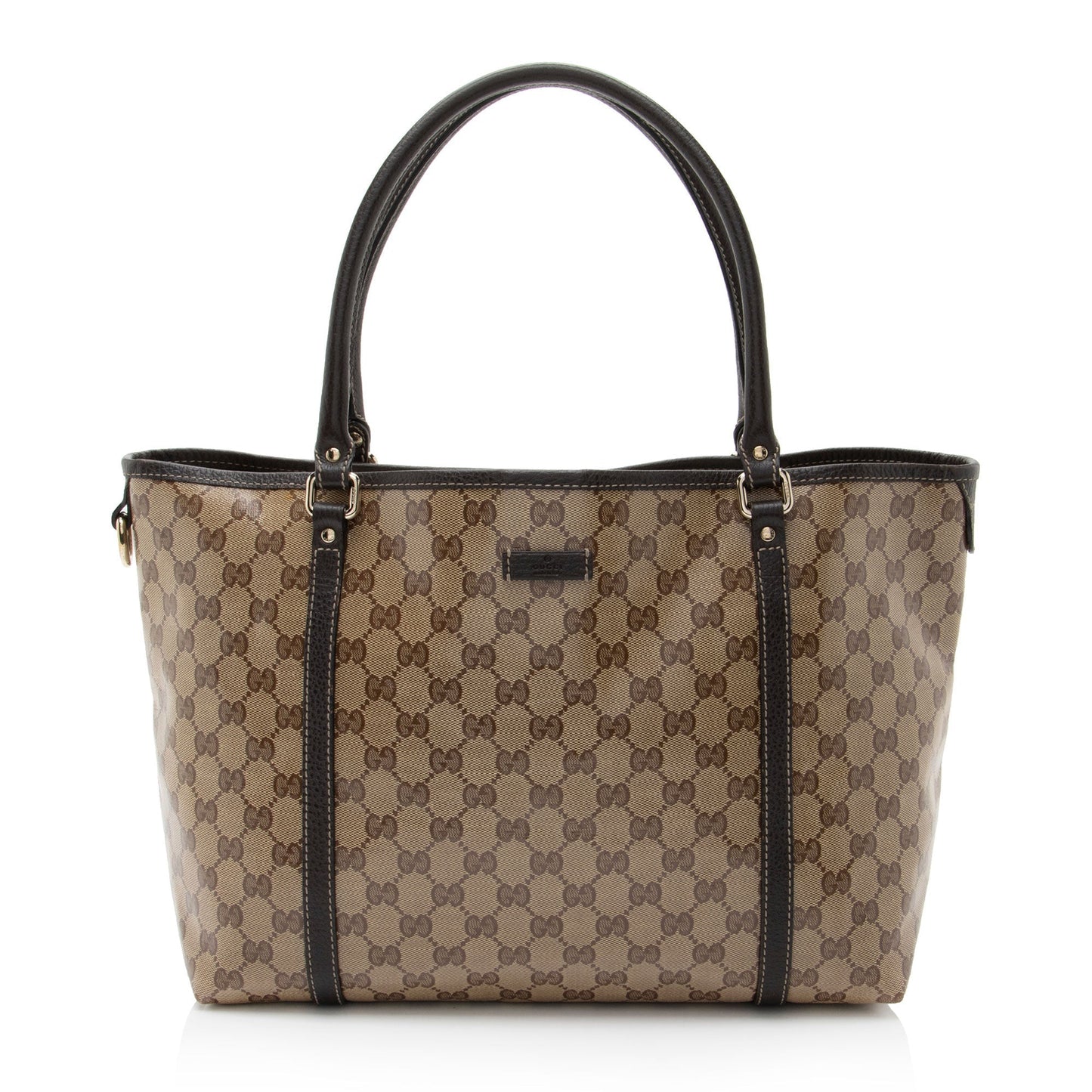 Gucci Leather Canvas Tote
