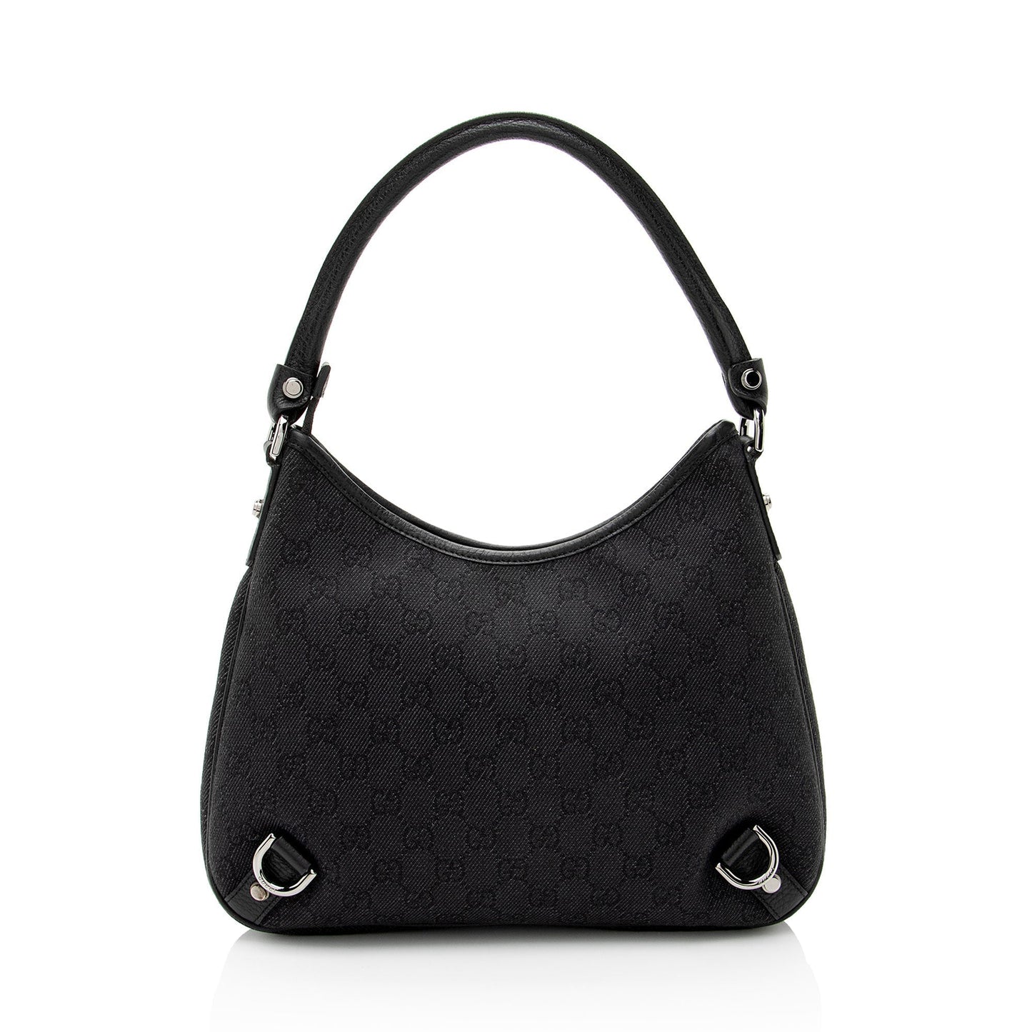 Gucci Leather Canvas Shoulder Bag
