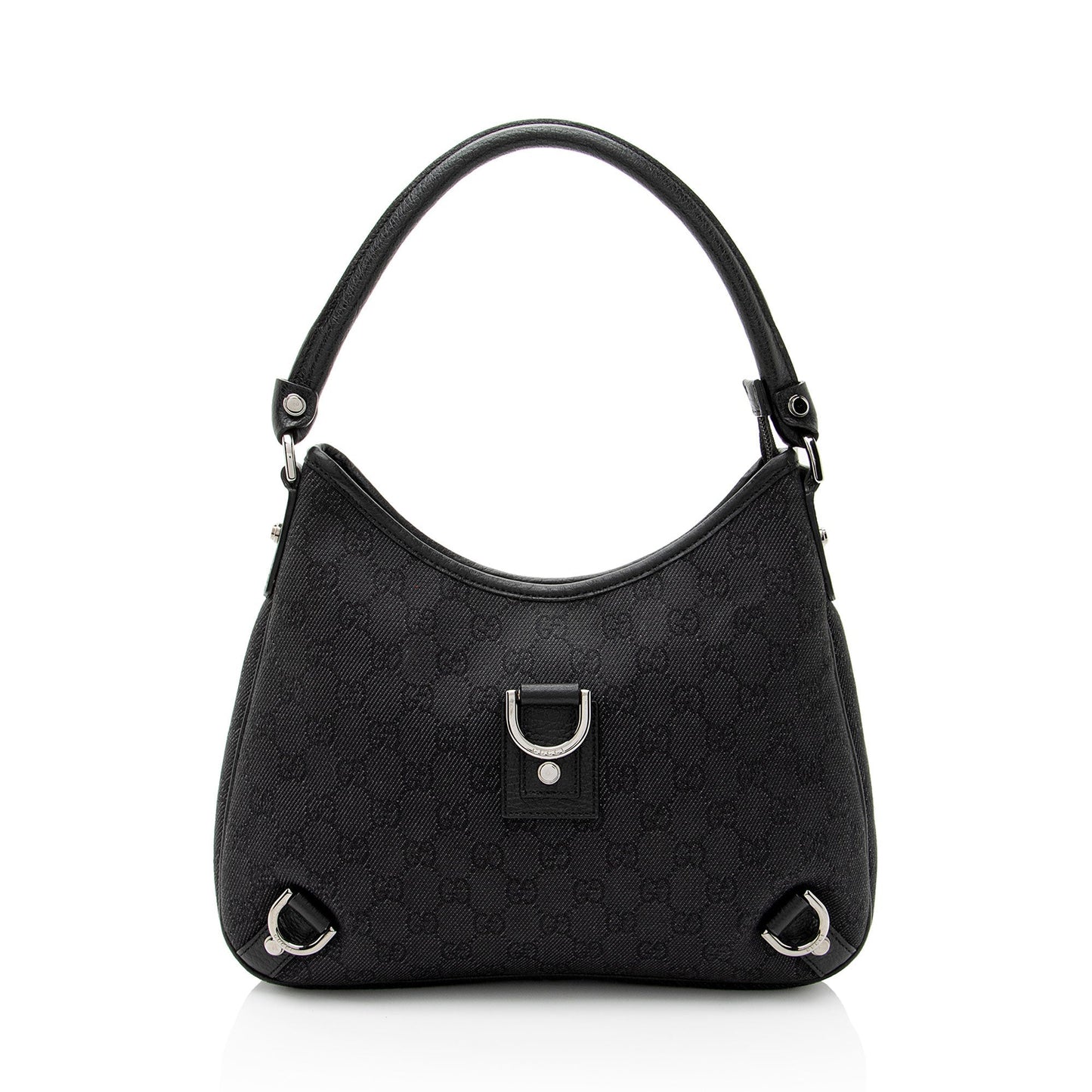 Gucci Leather Canvas Shoulder Bag