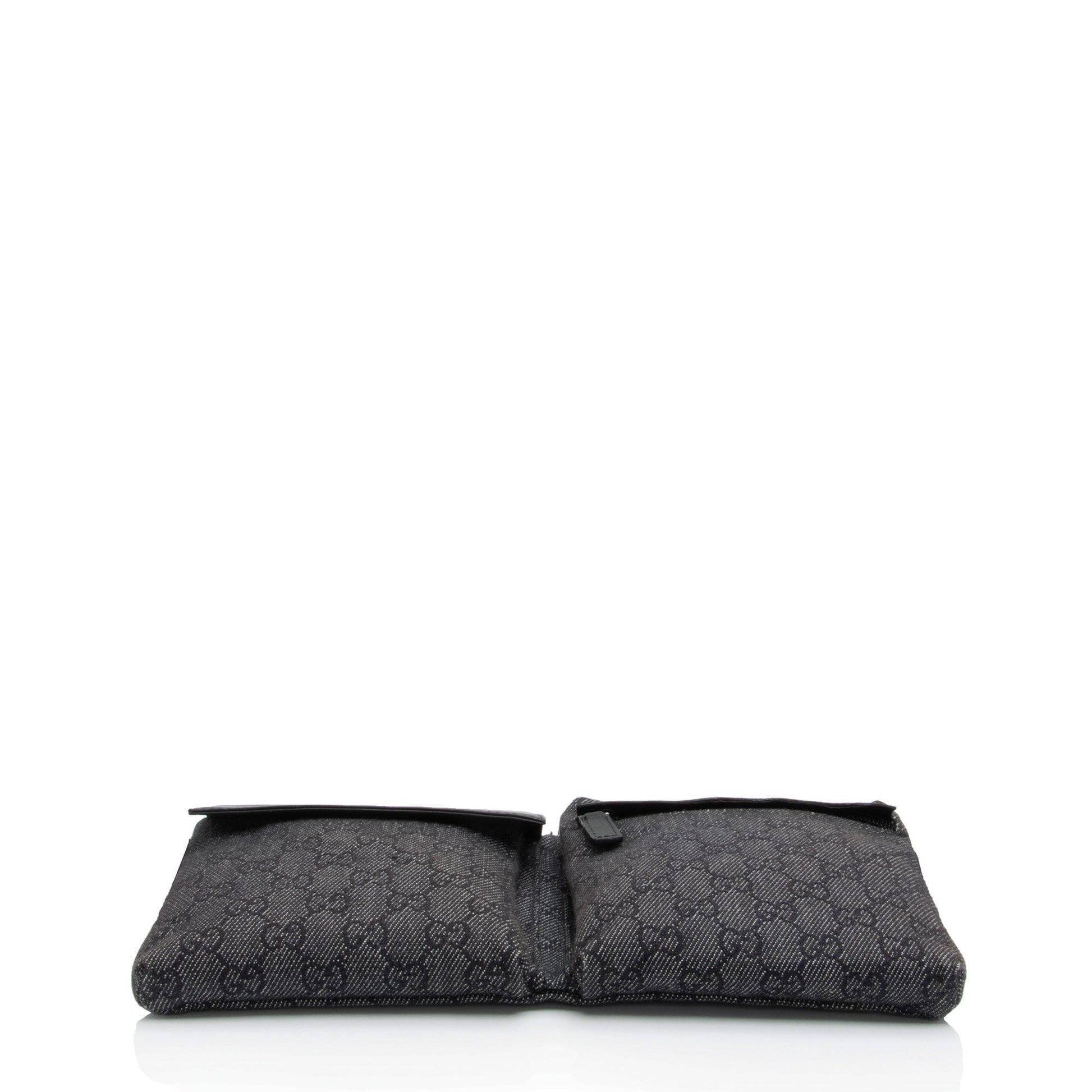 Gucci Nylon Leather Shoulder Bag