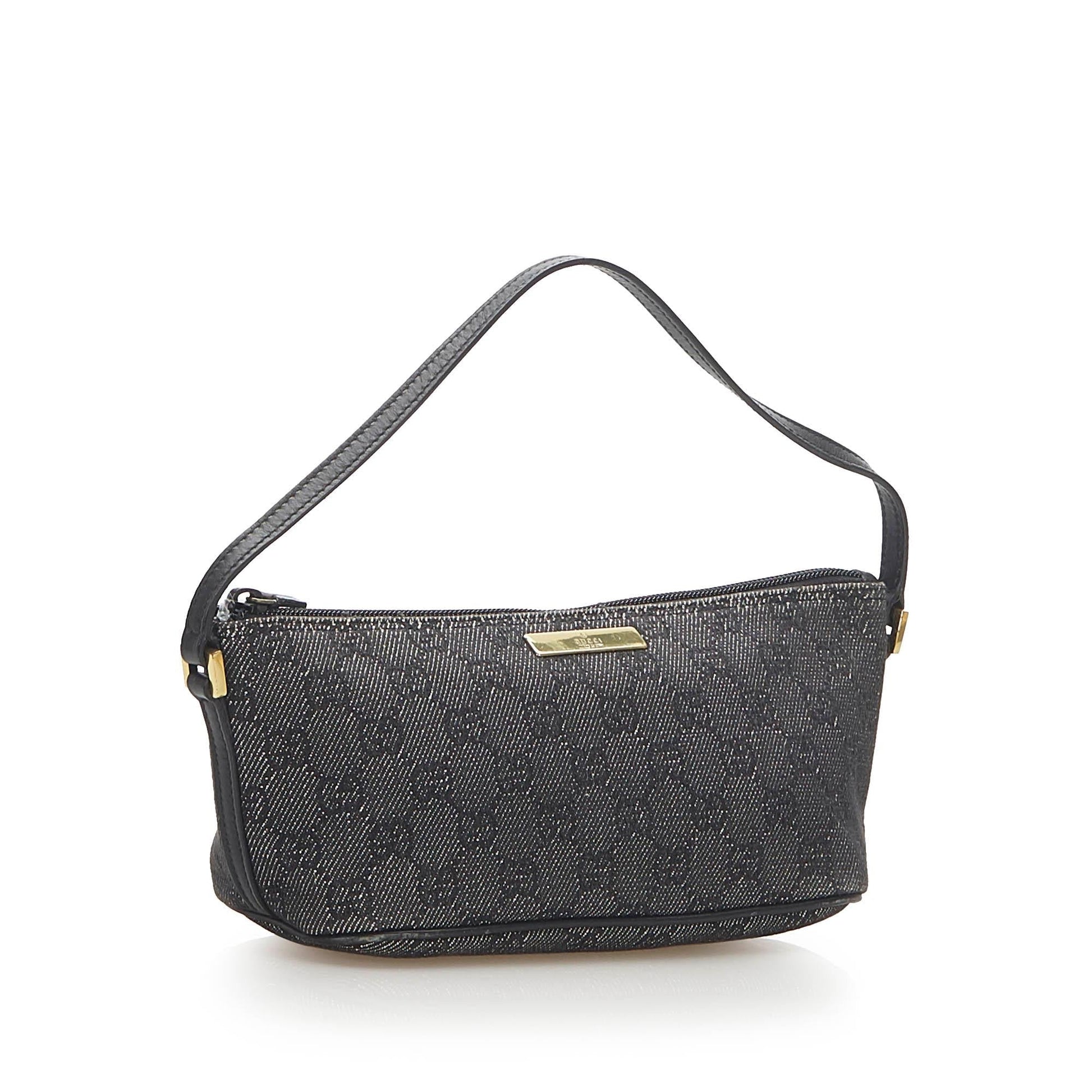 Gucci GG Denim Boat Baguette (SHG-22301)