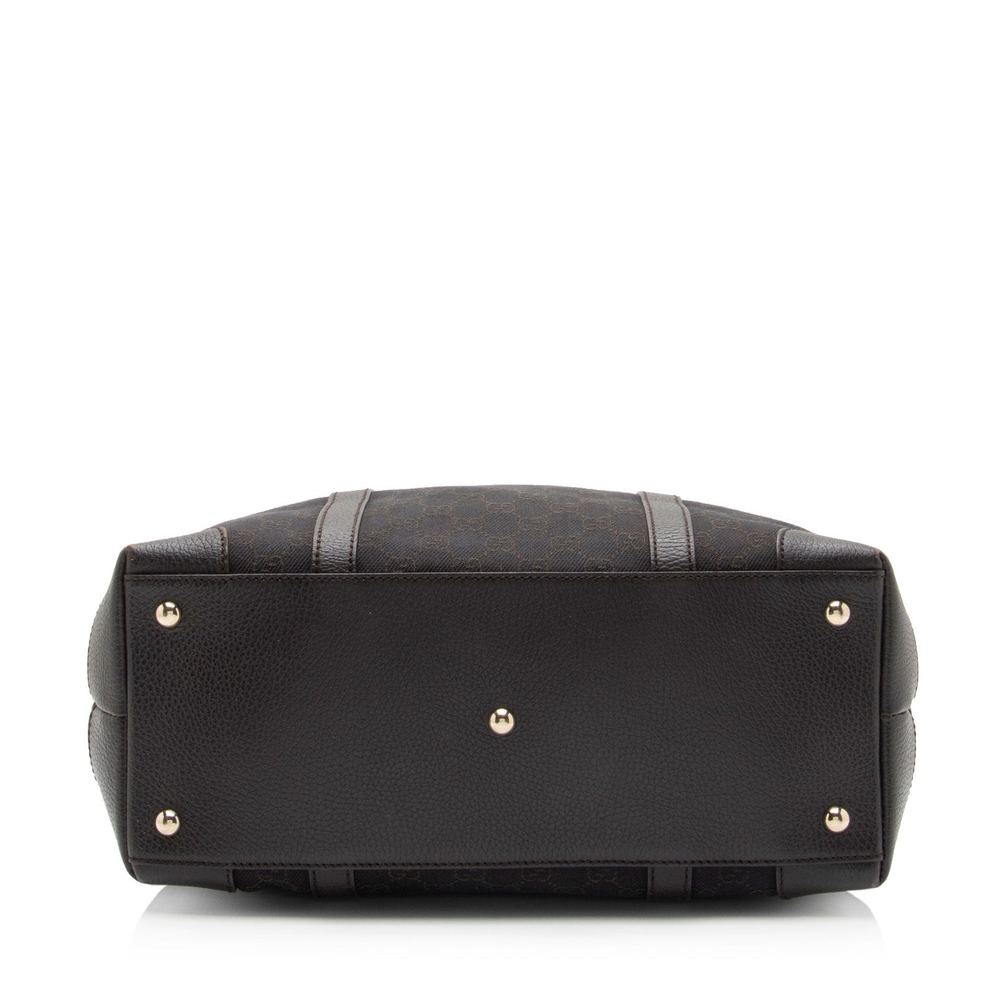 Gucci Leather Canvas Tote