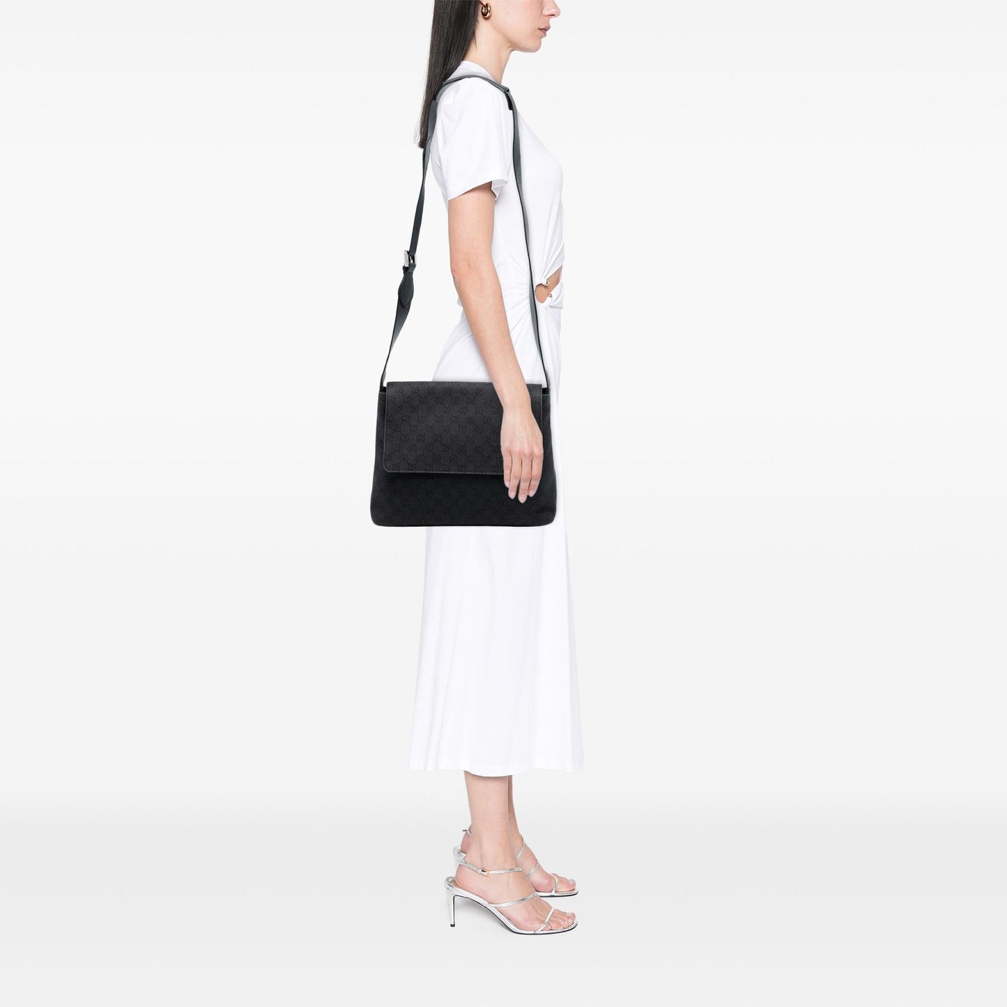 Gucci GG Denim Messenger Bag