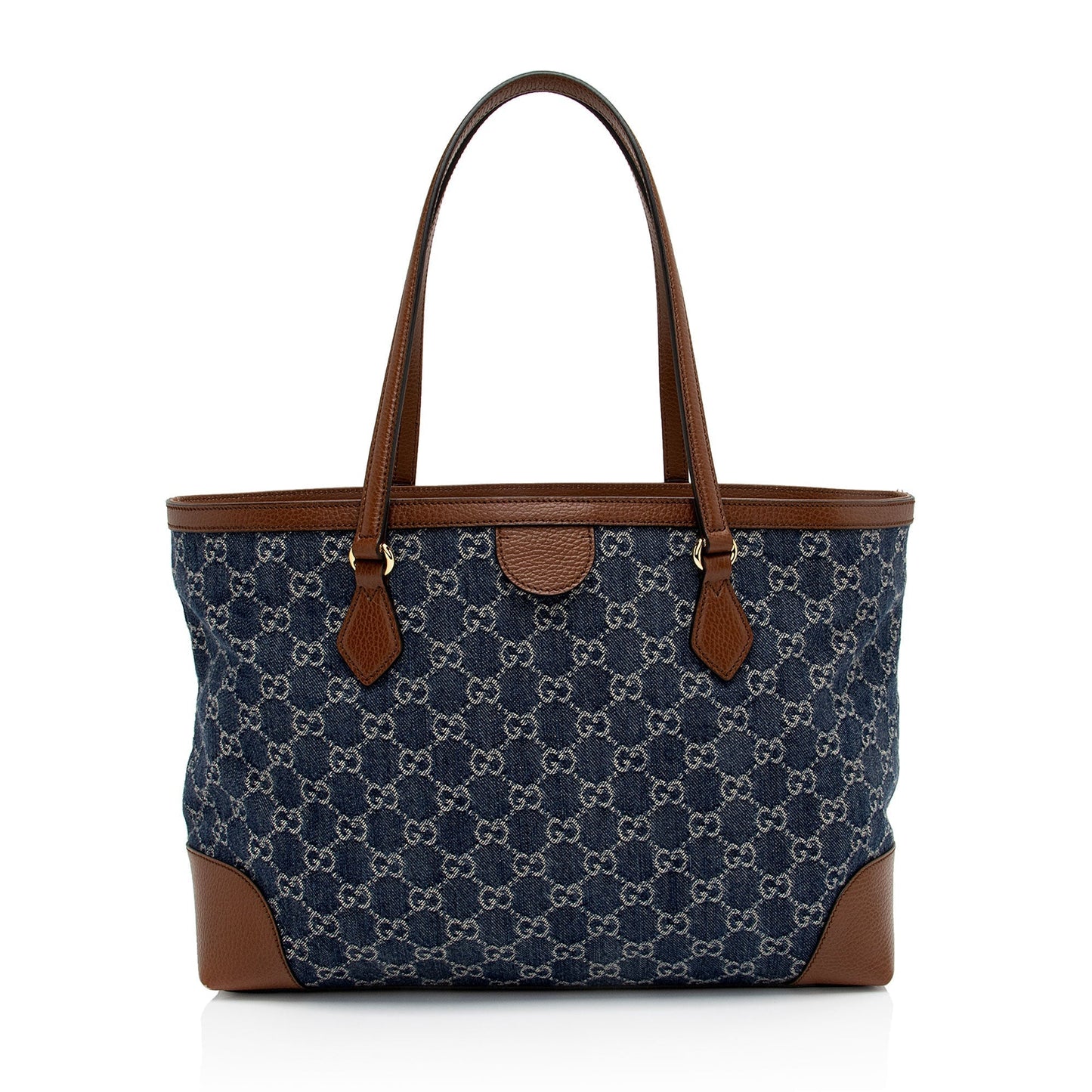 Gucci Leather Canvas Tote