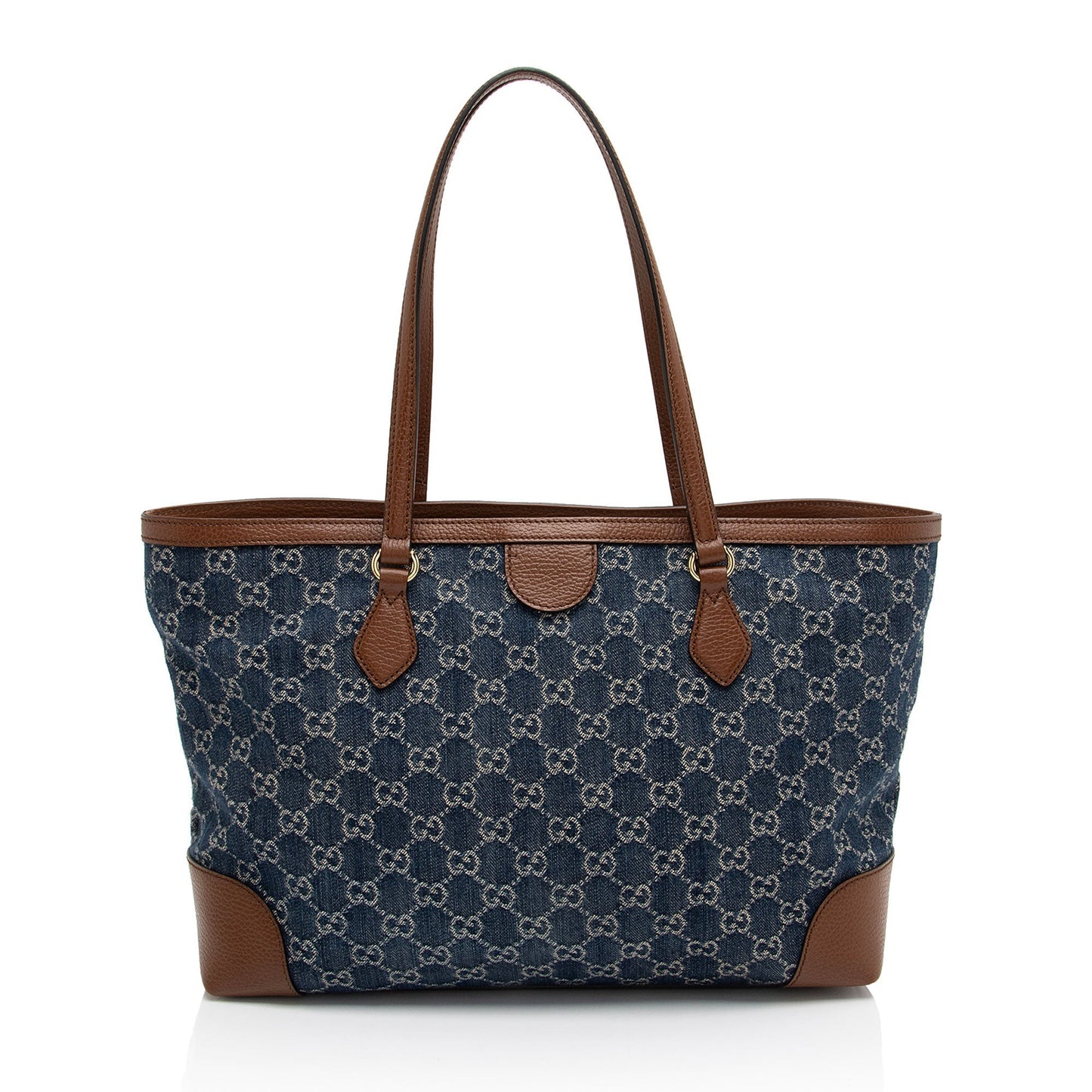 Gucci Leather Canvas Tote