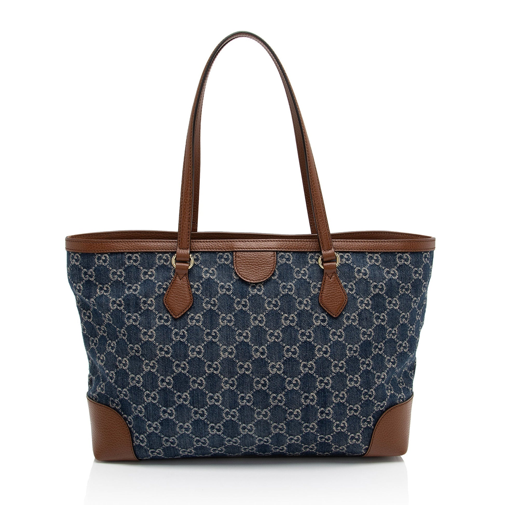 Gucci Leather Canvas Tote