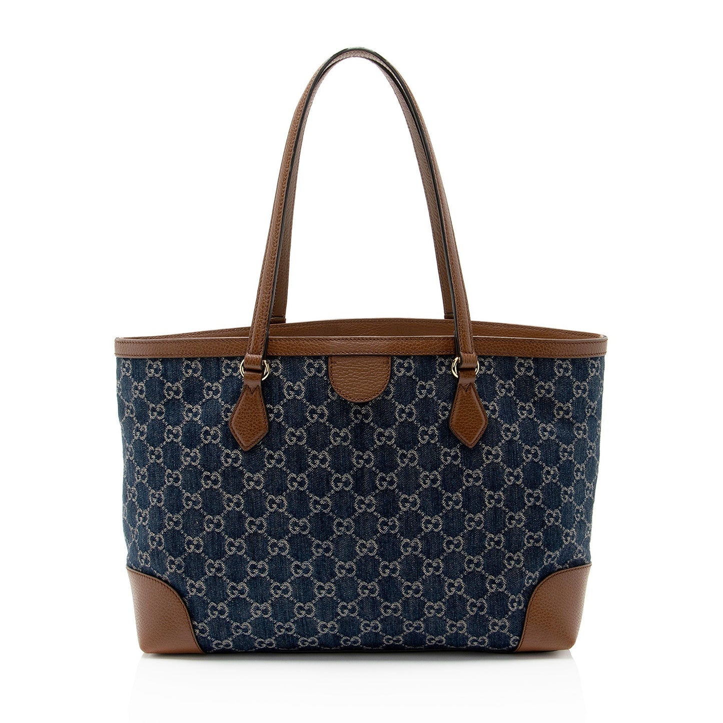 Gucci Leather Canvas Tote
