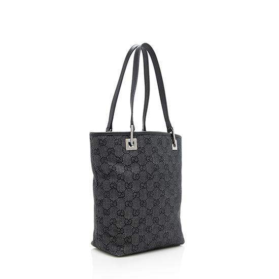 Gucci Denim Monogram Tote Style 6