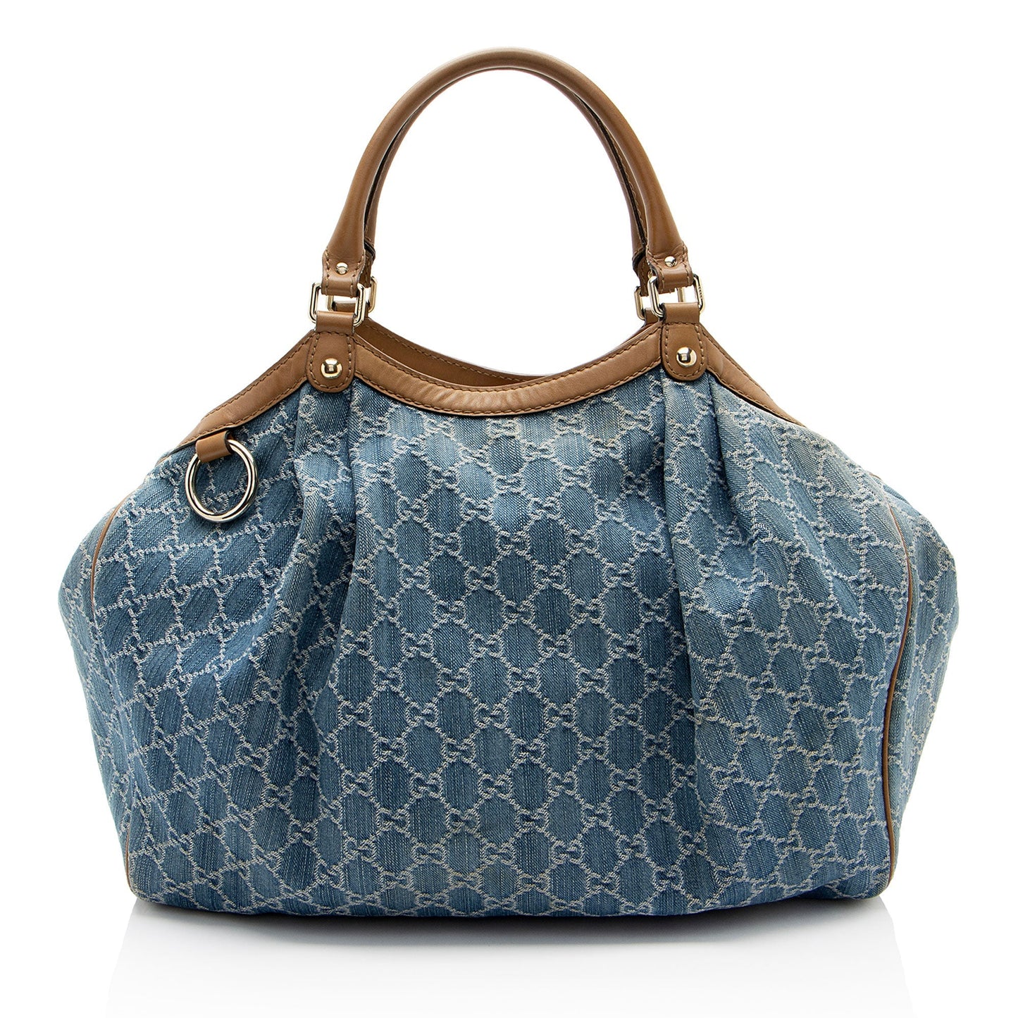 Gucci GG Denim Sukey Large Tote (SHF-jcqKh9)