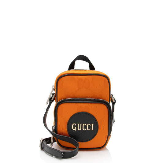 Gucci Nylon Leather Mini Crossbody