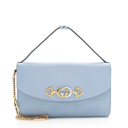 Gucci Leather Zumi Crossbody Bag (SHF-20266)