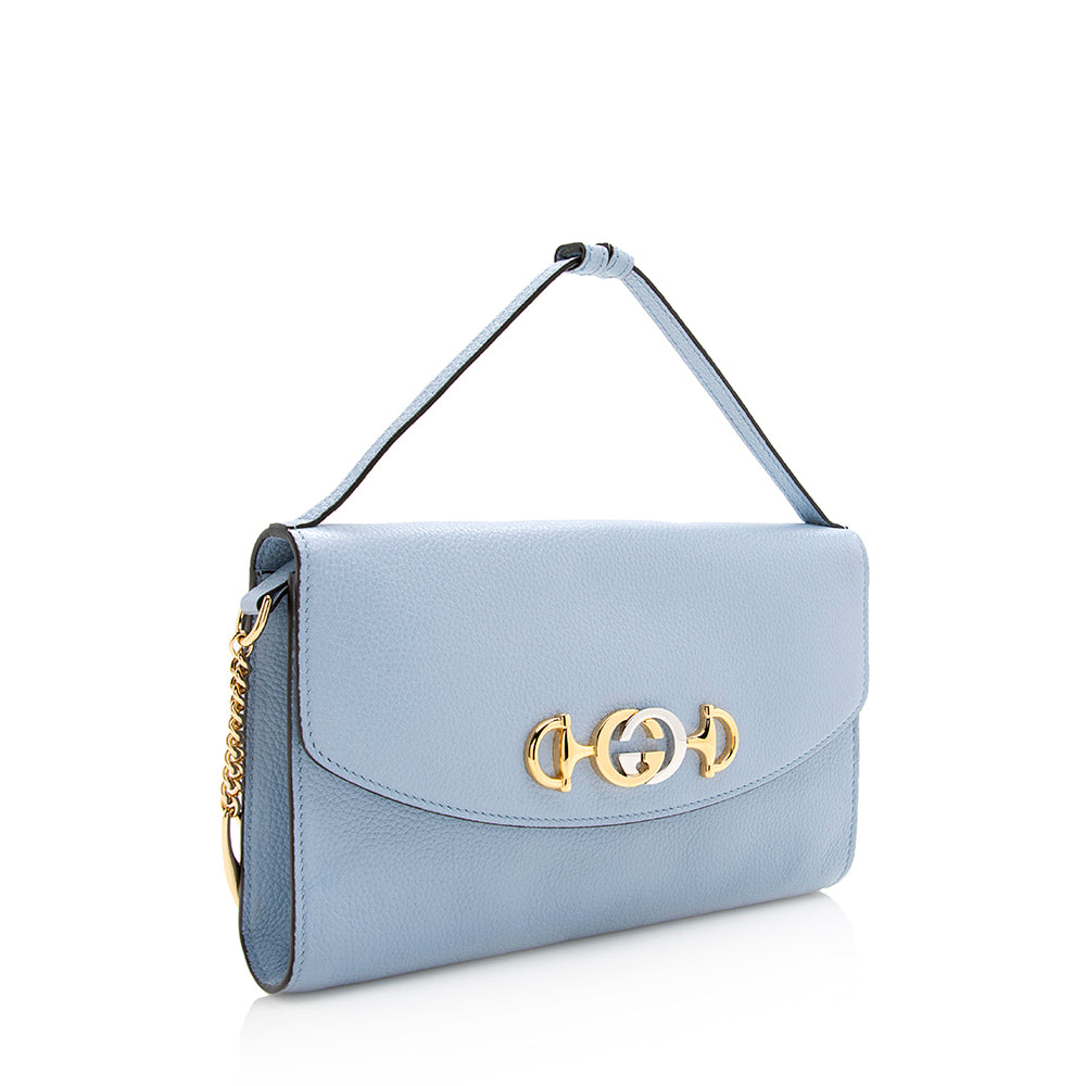 Gucci Leather Zumi Crossbody Bag (SHF-20266)