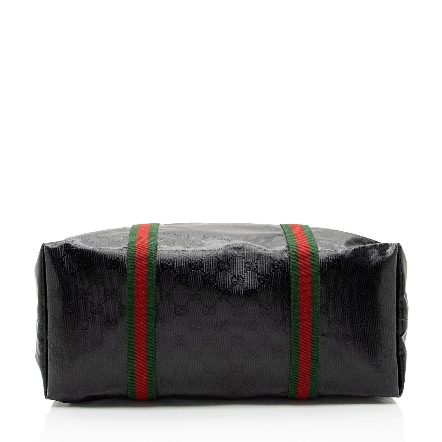 Gucci Nylon Leather Canvas Tote