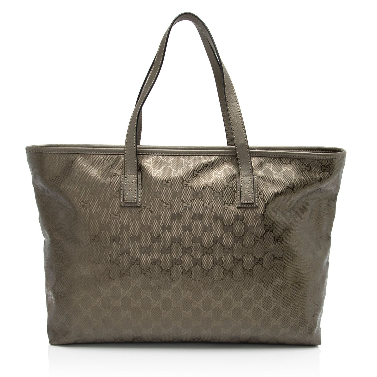 Gucci Leather Canvas Tote