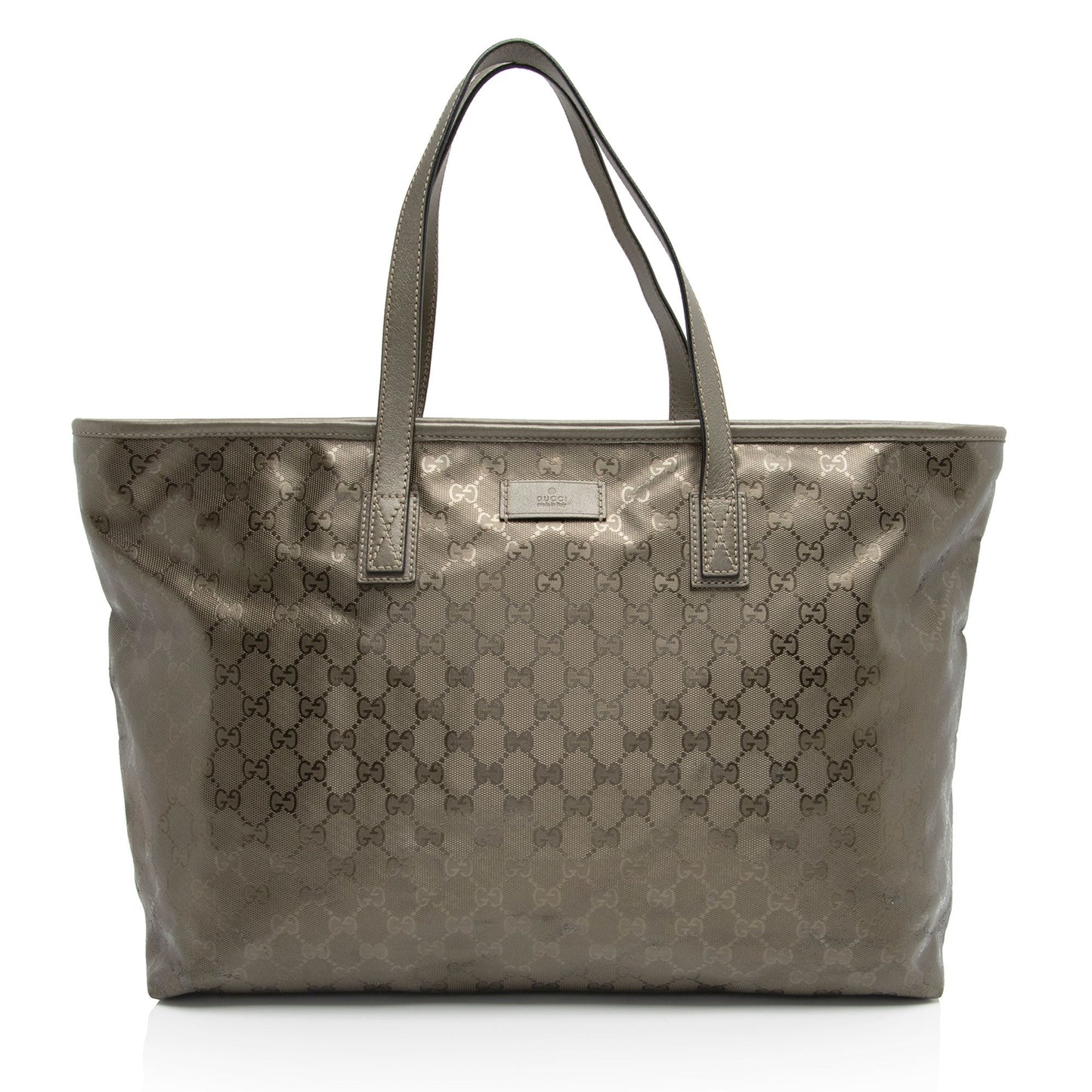 Gucci Leather Canvas Tote